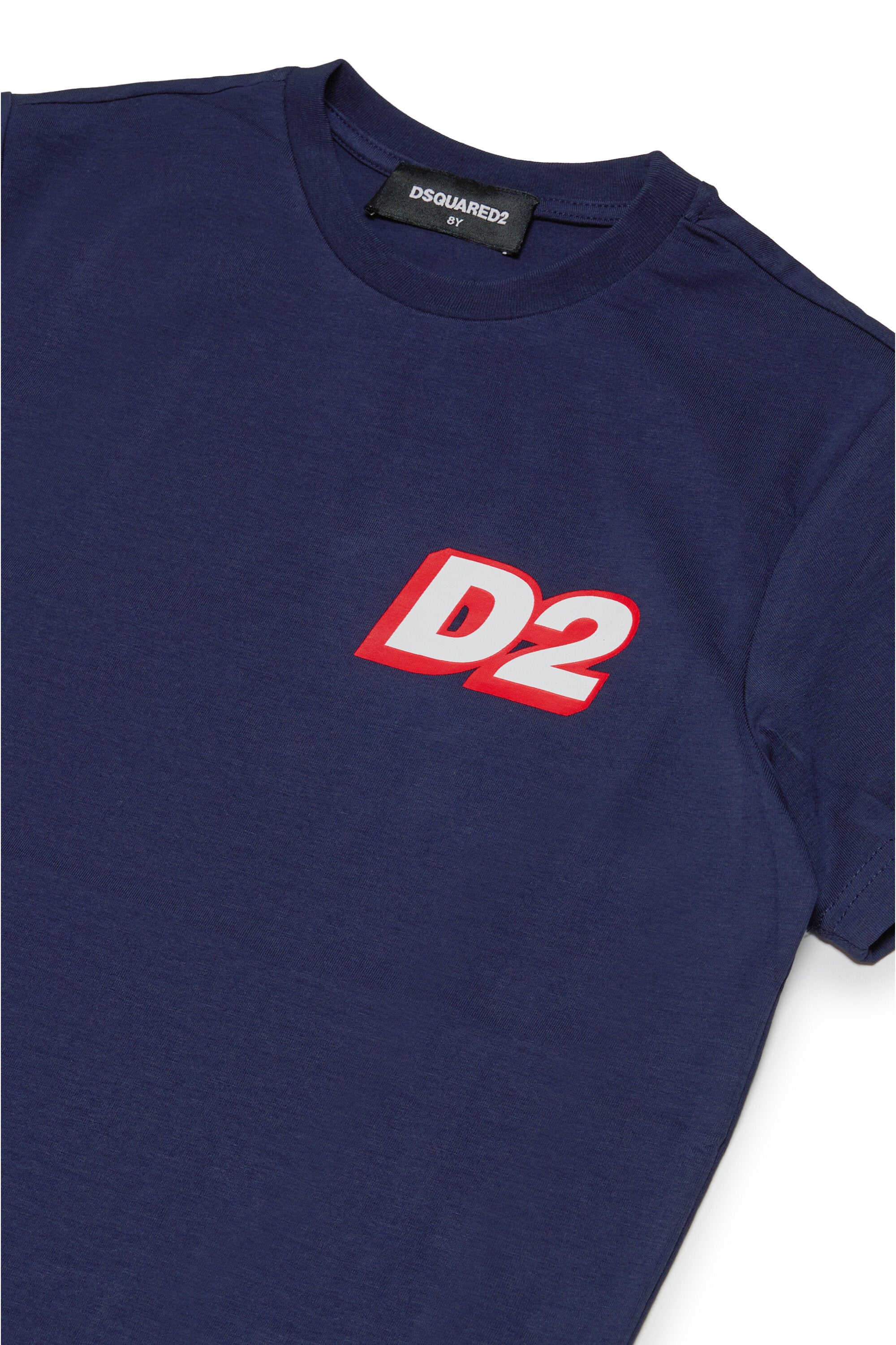 Jersey loungewear t-shirt with D2 logo
