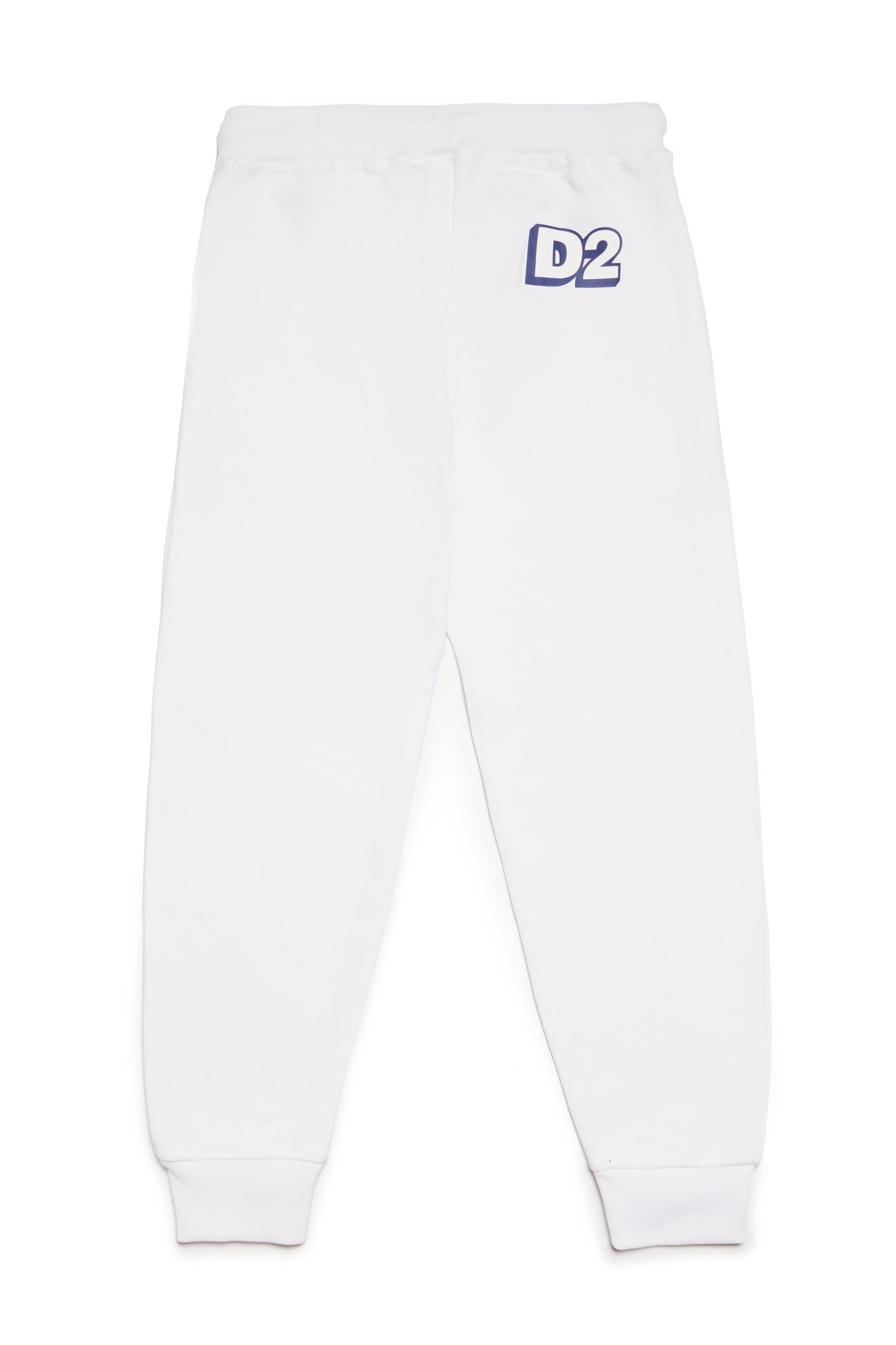 Pantalones loungewear de felpa con logotipo D2 Pantalones loungewear de felpa con logotipo D2