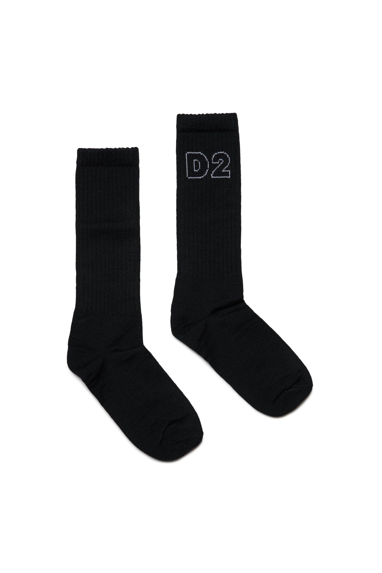 Wool-blend logo socks 