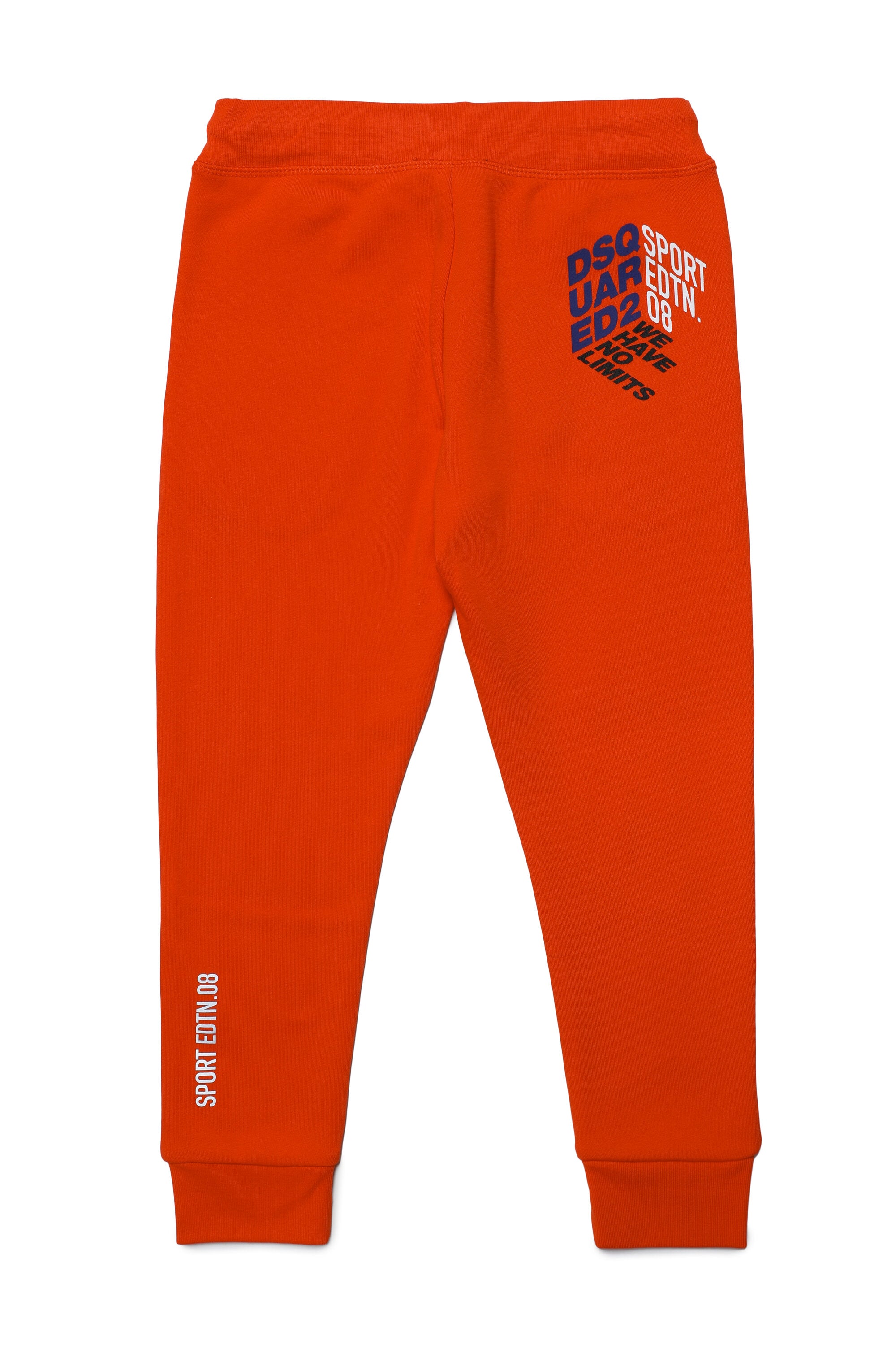 Fleece jogger pants with 3D Cube logo