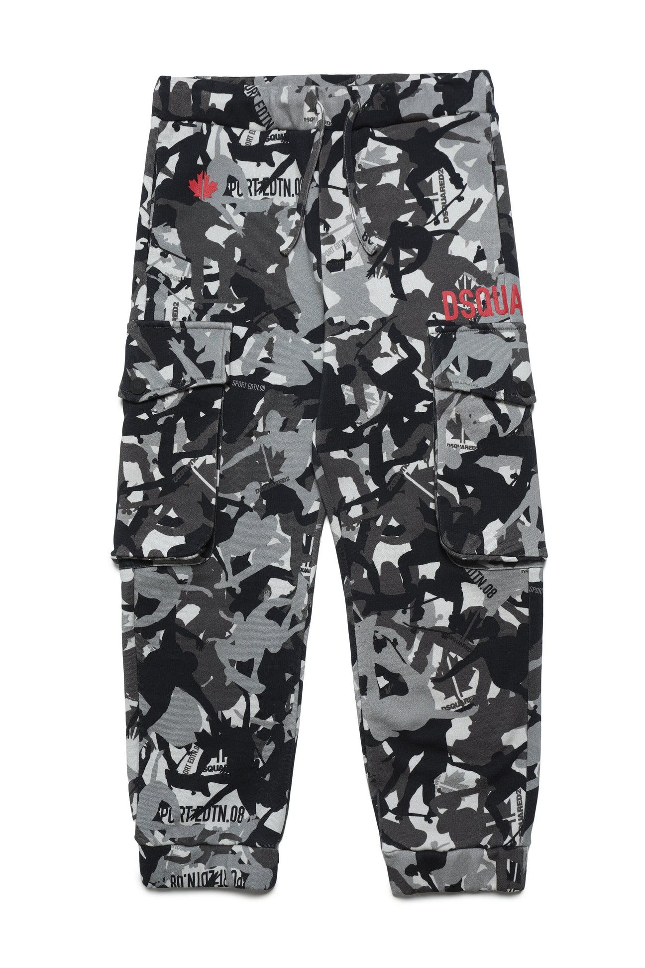Cotton cargo pants with allover Skater Camou graphics 