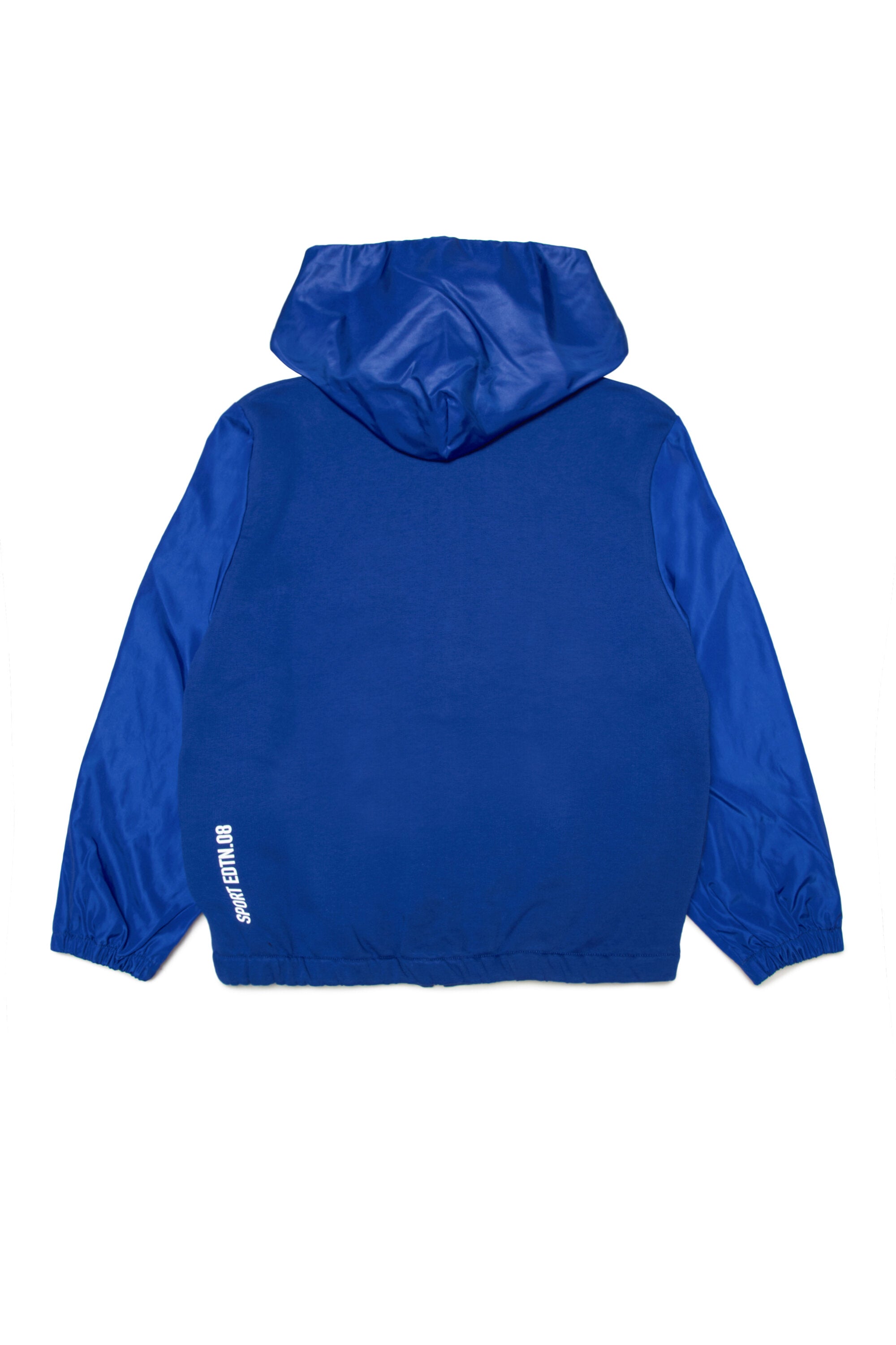 Hooded sweatshirt with zip and D2 Leaf graphics
