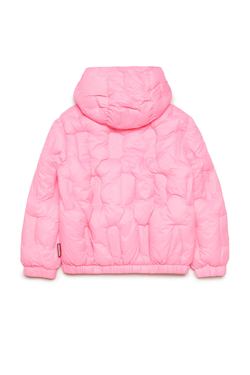 Dsquared2 kid Padded jacket allover Pressed In lettering effect | Brave Kid