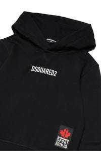 Hooded cotton sweatshirt with Sport Edtn 08 patch