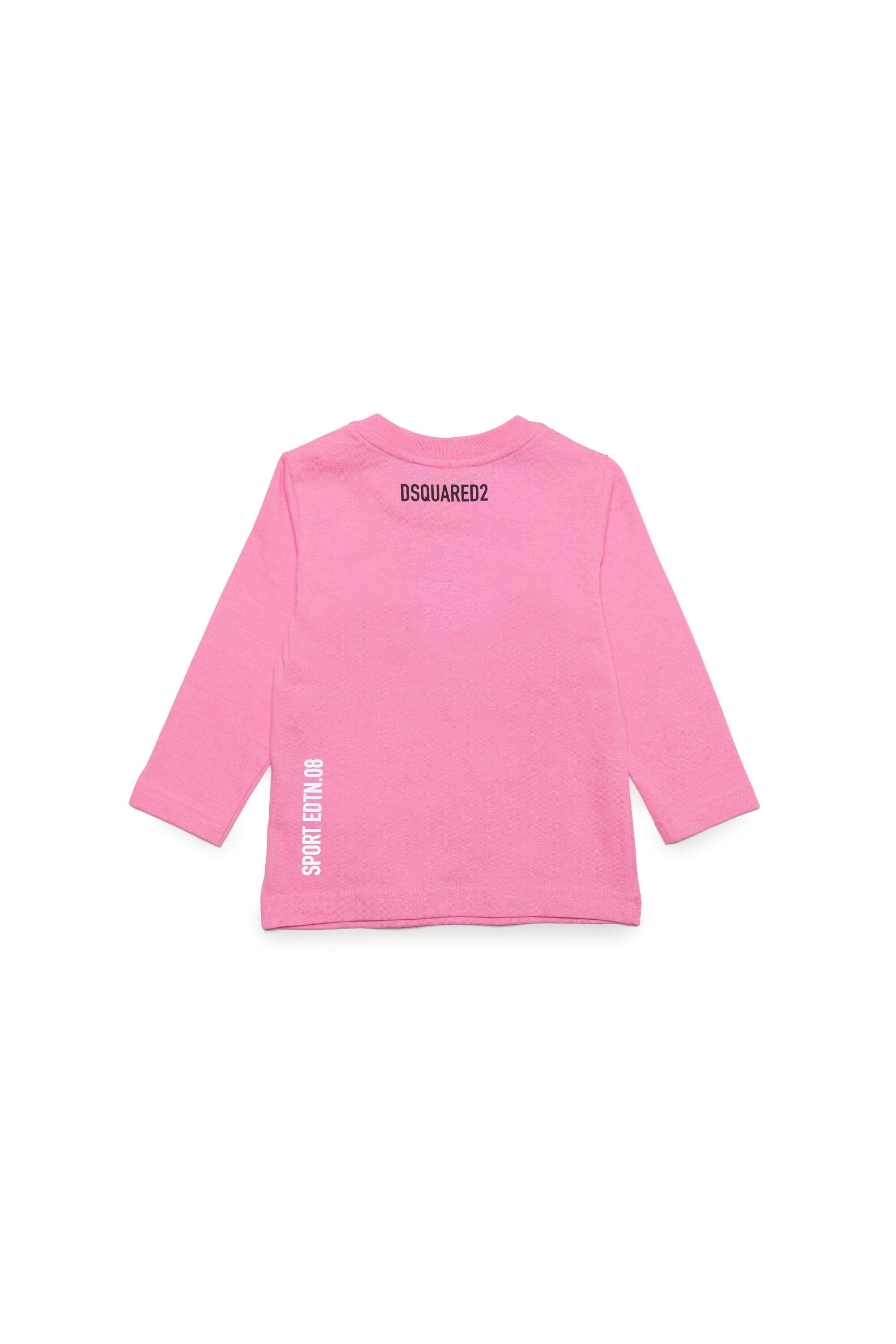Crew-neck jersey T-shirt with patch