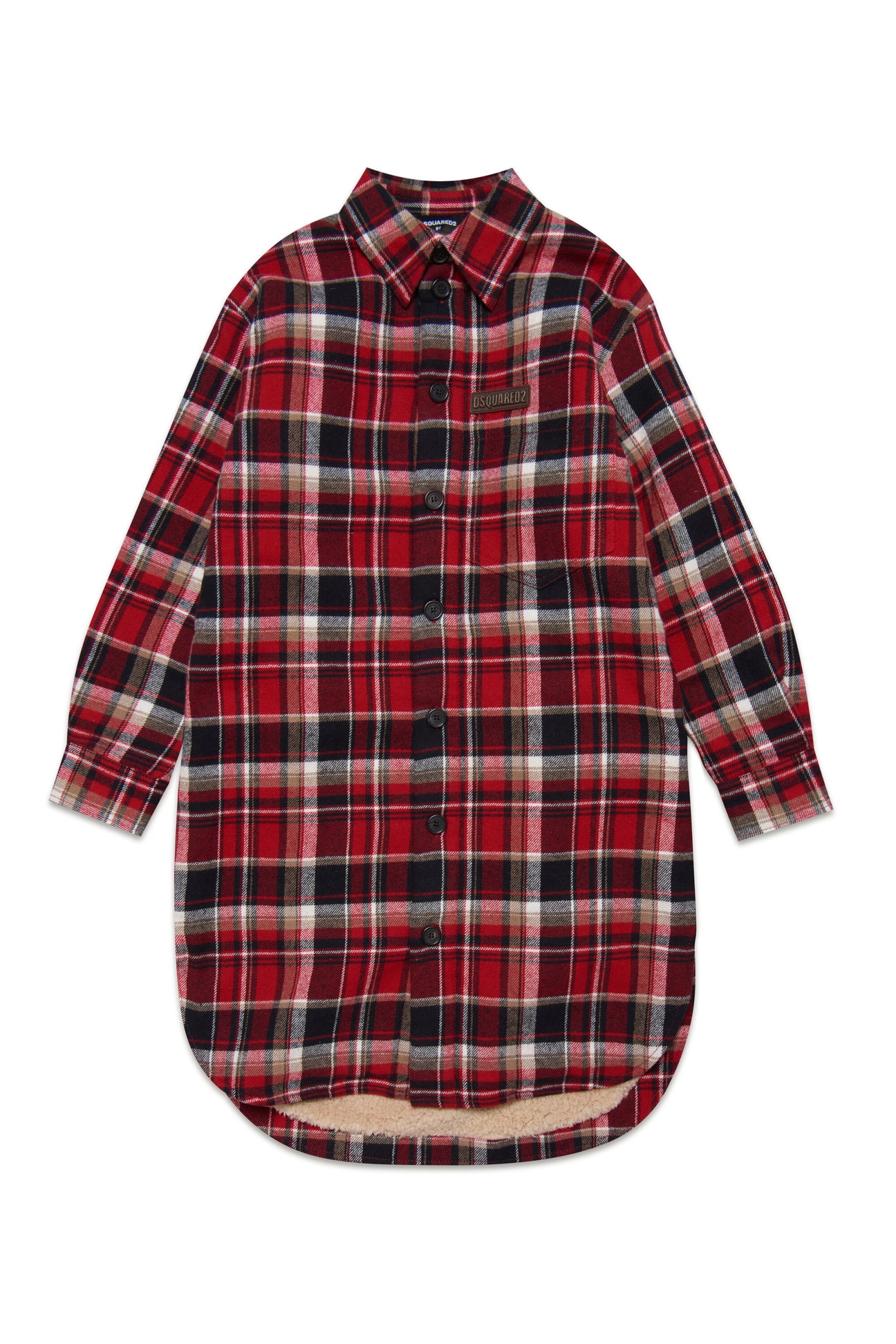 Checkered flannel maxi shirt jacket Checkered flannel maxi shirt jacket