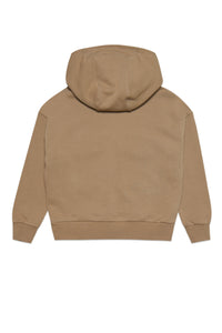 Cotton hooded sweatshirt with pockets