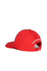 Gabardine baseball cap with lettering