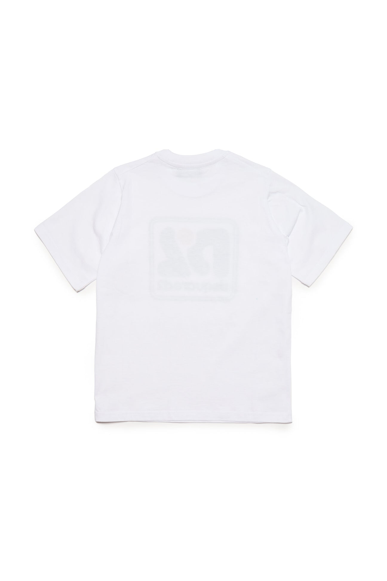 T-shirt girocollo in jersey di cotone con grafica logo T-shirt girocollo in jersey di cotone con grafica logo