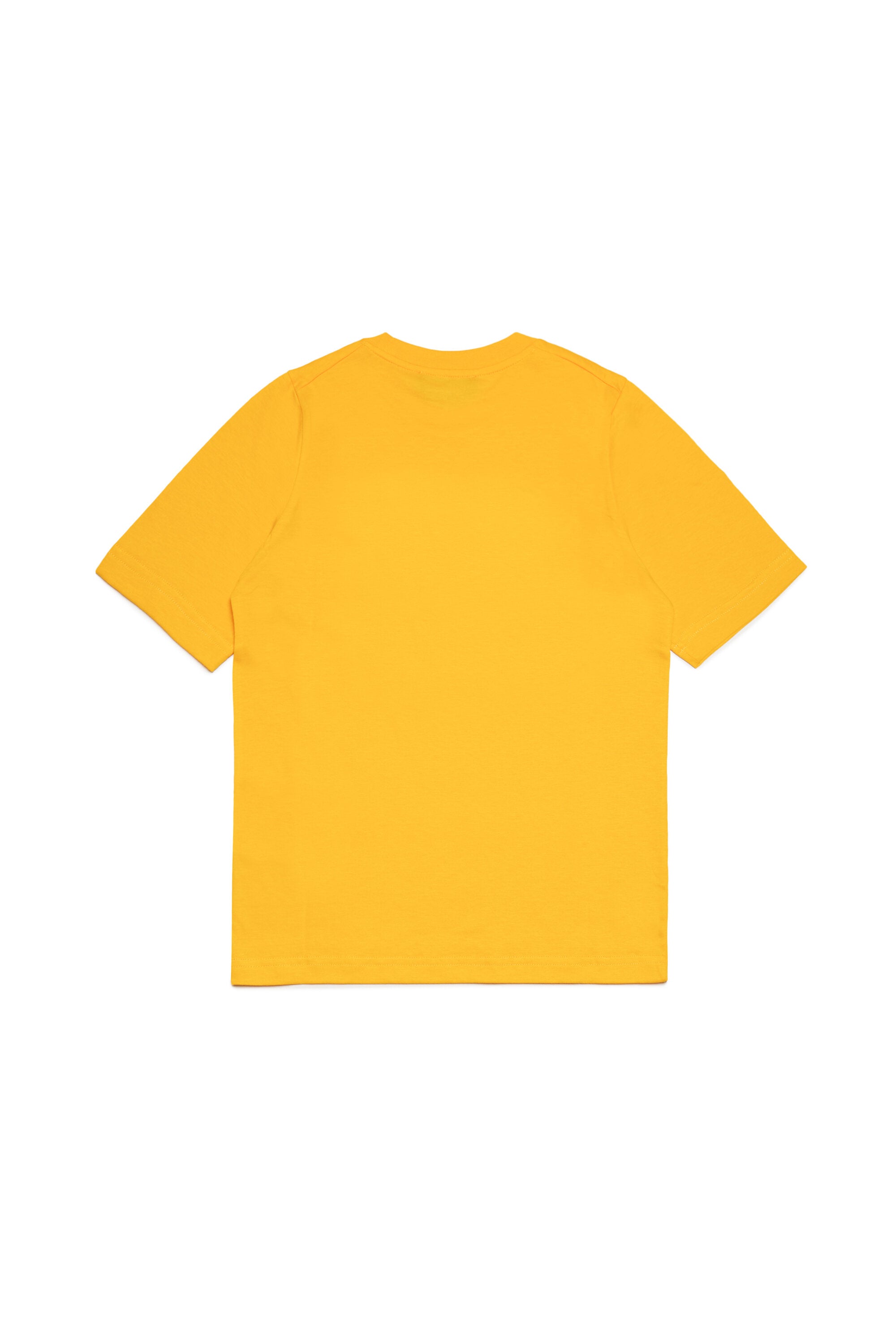 Crew-neck cotton jersey T-shirt with logo graphics