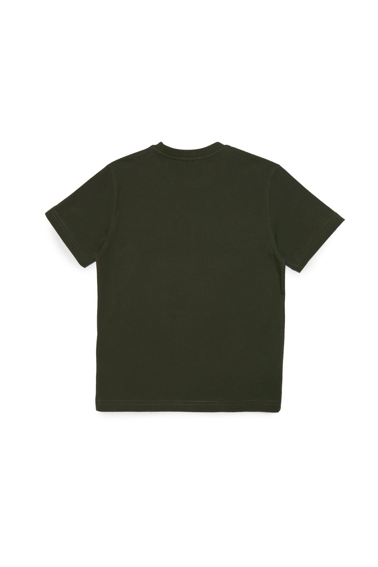 T-shirt girocollo in jersey con logo specchiato T-shirt girocollo in jersey con logo specchiato