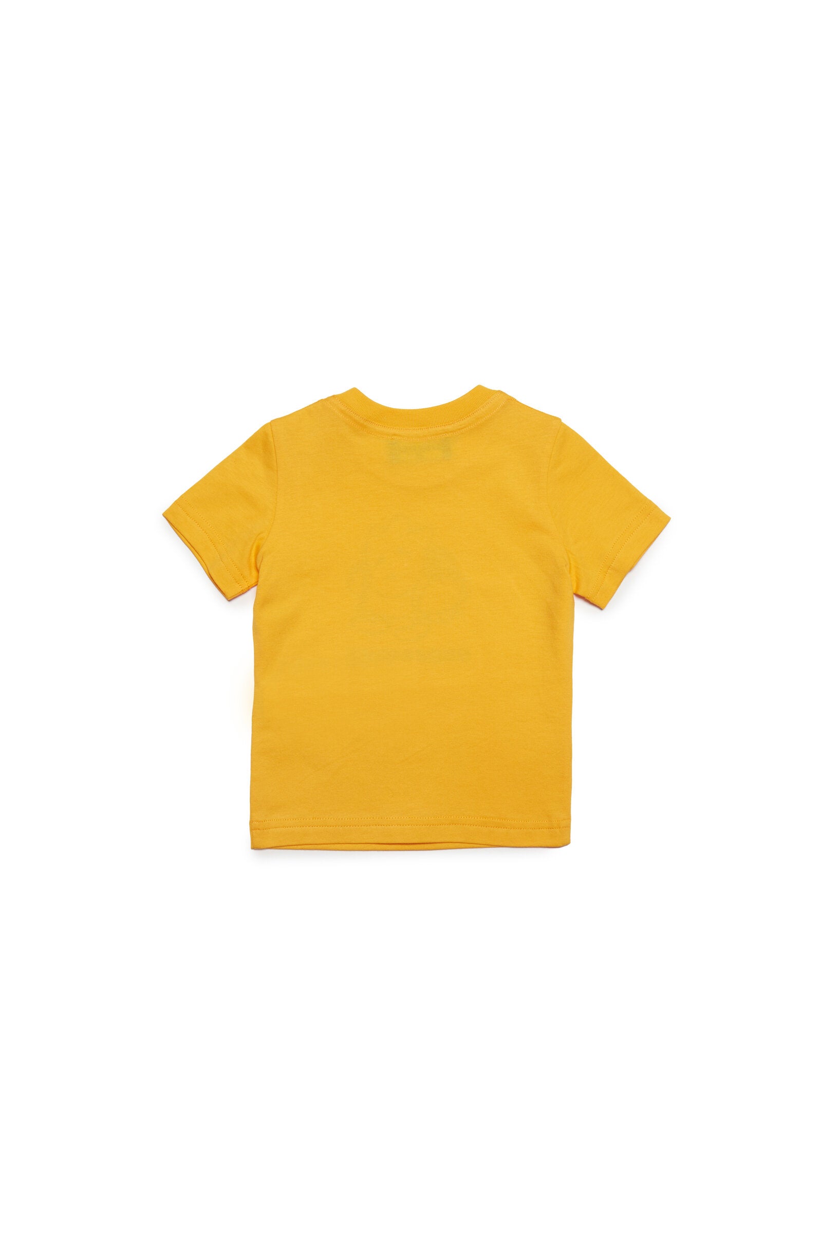Crew-neck cotton jersey T-shirt with tiny leaf