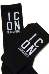 Cotton-blend socks with Icon logo
