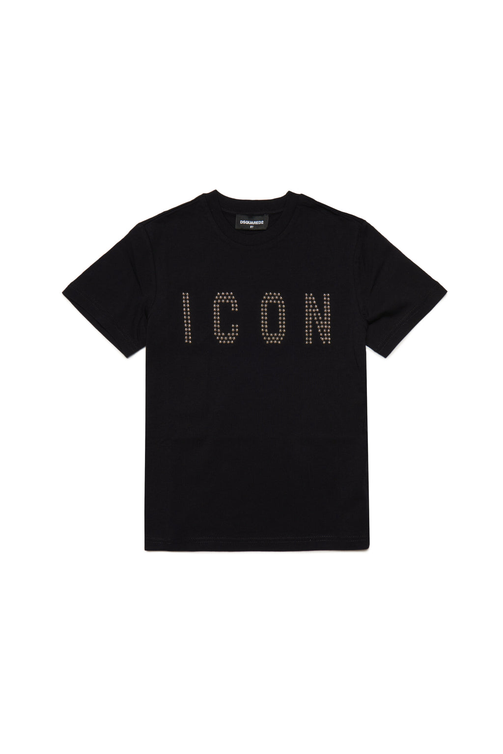T-shirt girocollo in jersey con logo Icon Studs