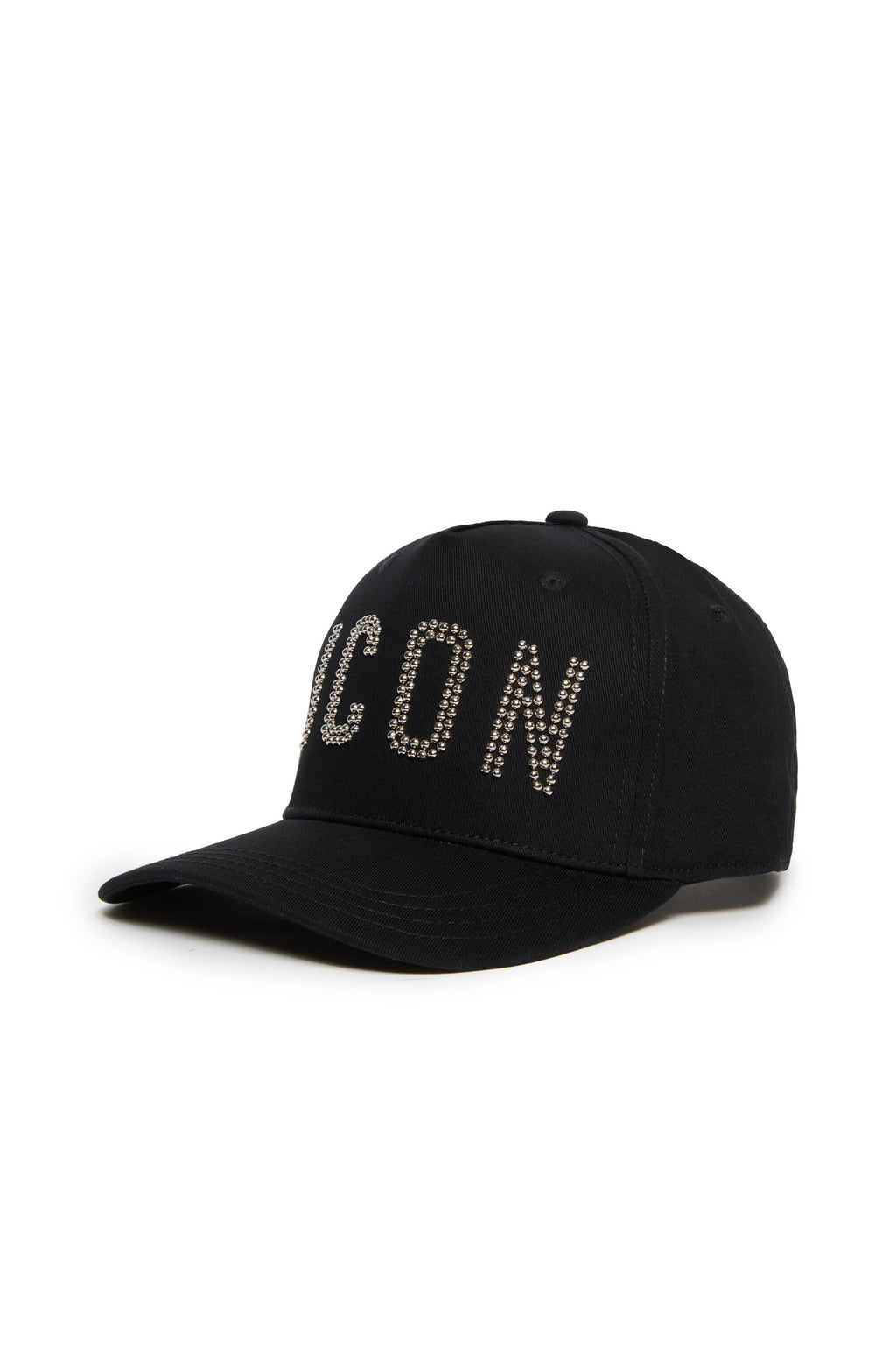 Cappello da baseball in gabardina con logo Icon Studs