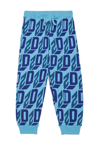 Allover jogger pants D2 logo 3D effect
