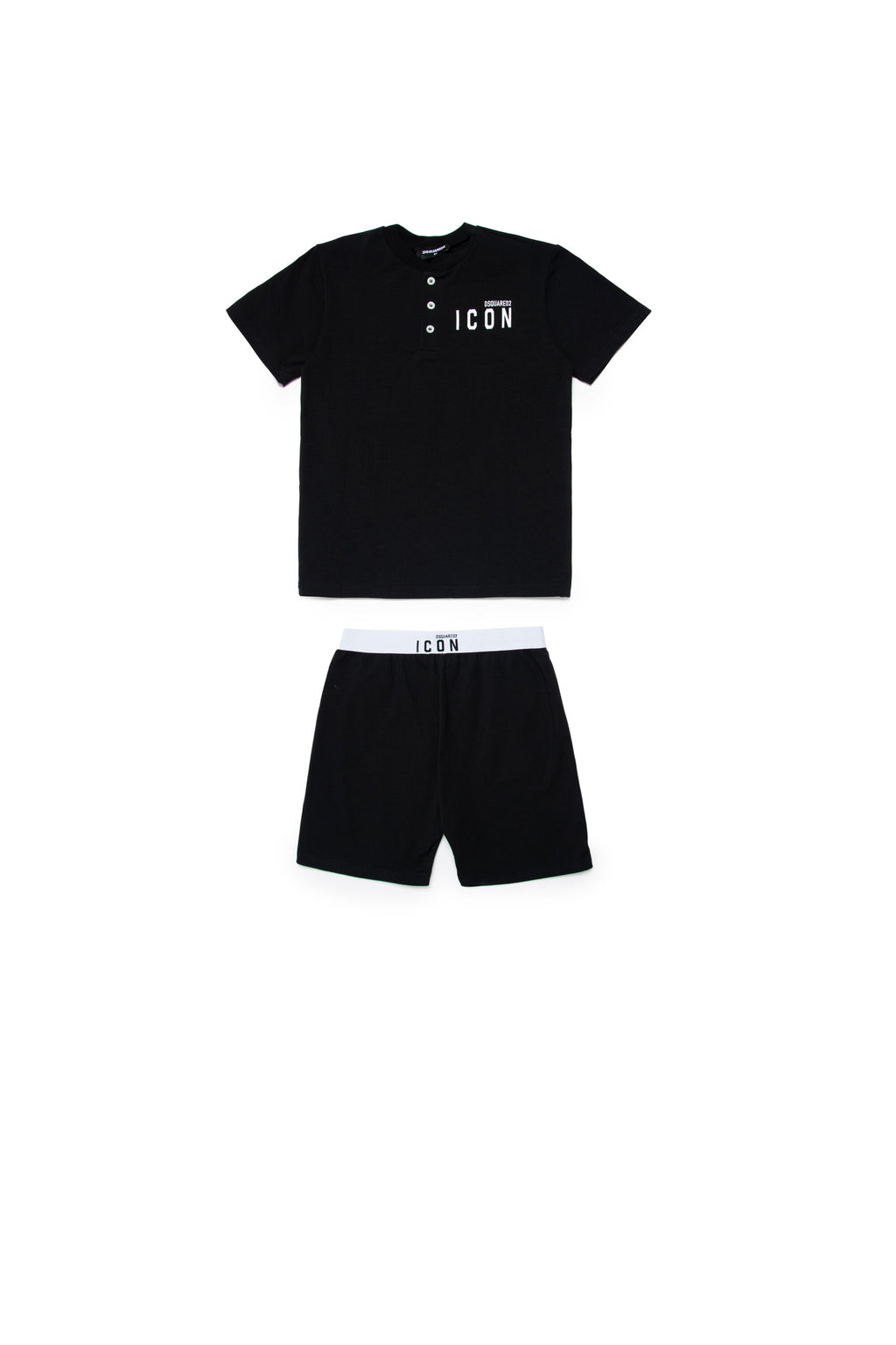 Pijamas cortos de jersey con logotipo ICON