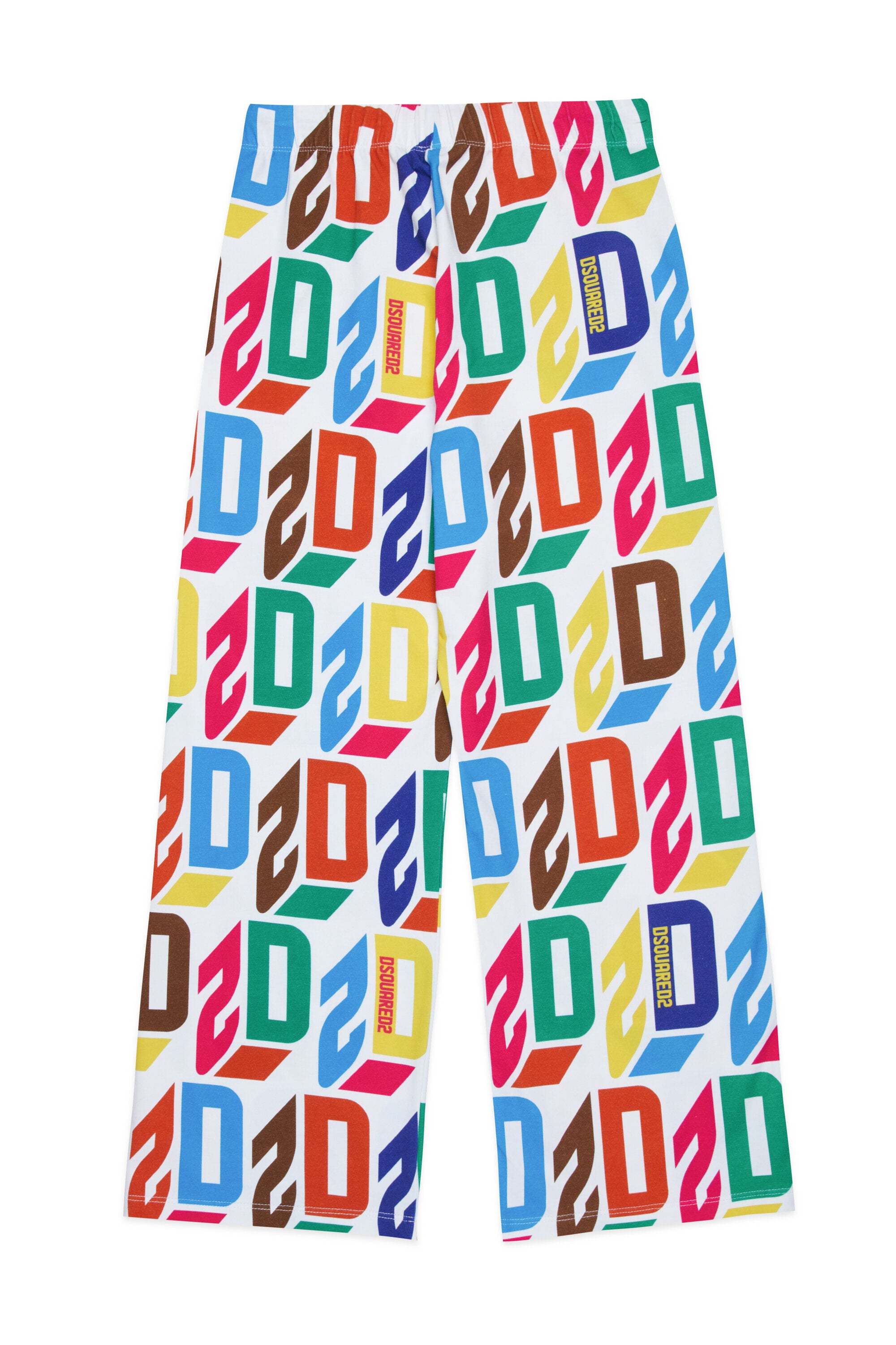 D2 logo allover pants 3D effect