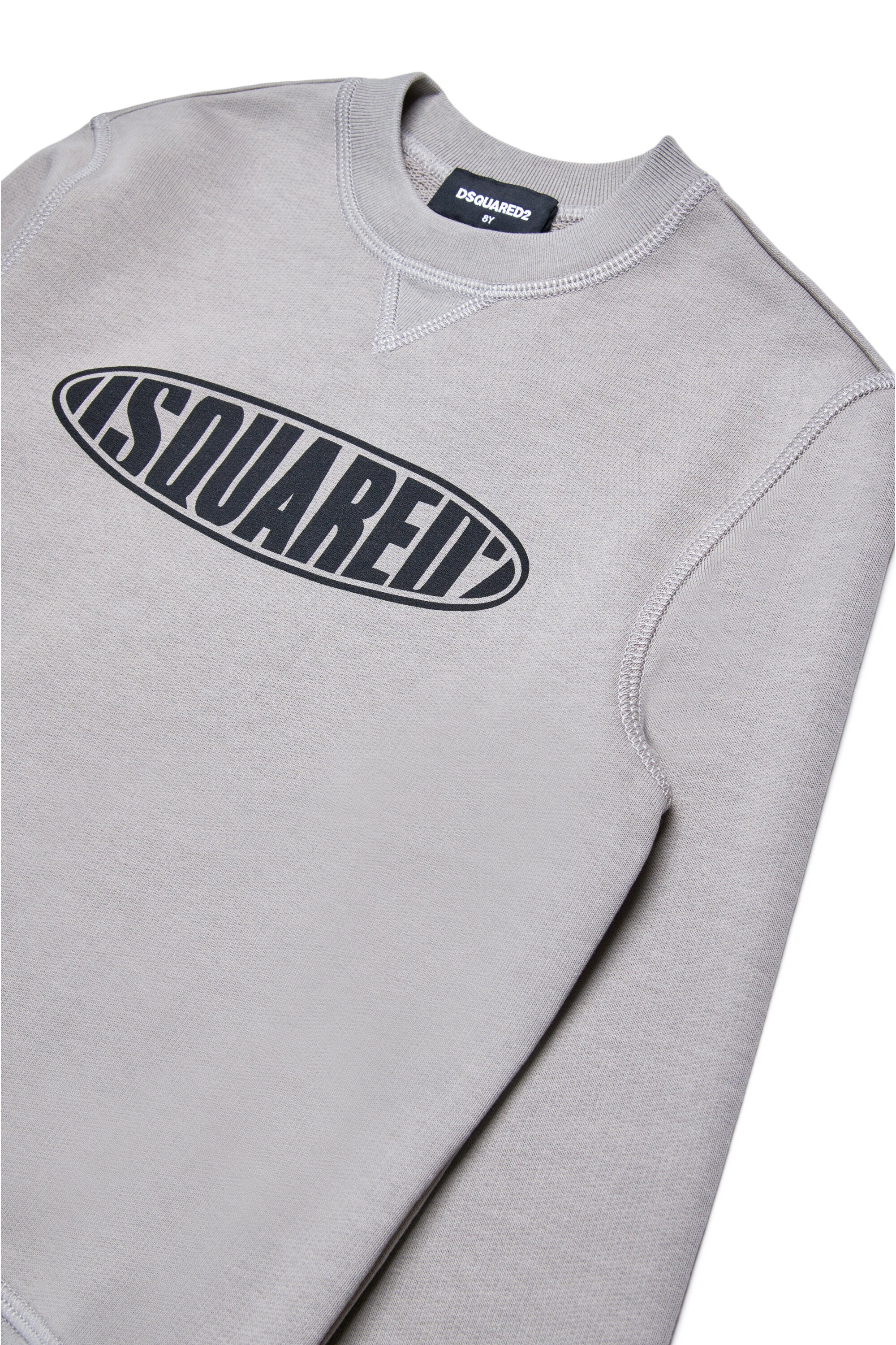 Crew-neck sweatshirt branded with surf logo