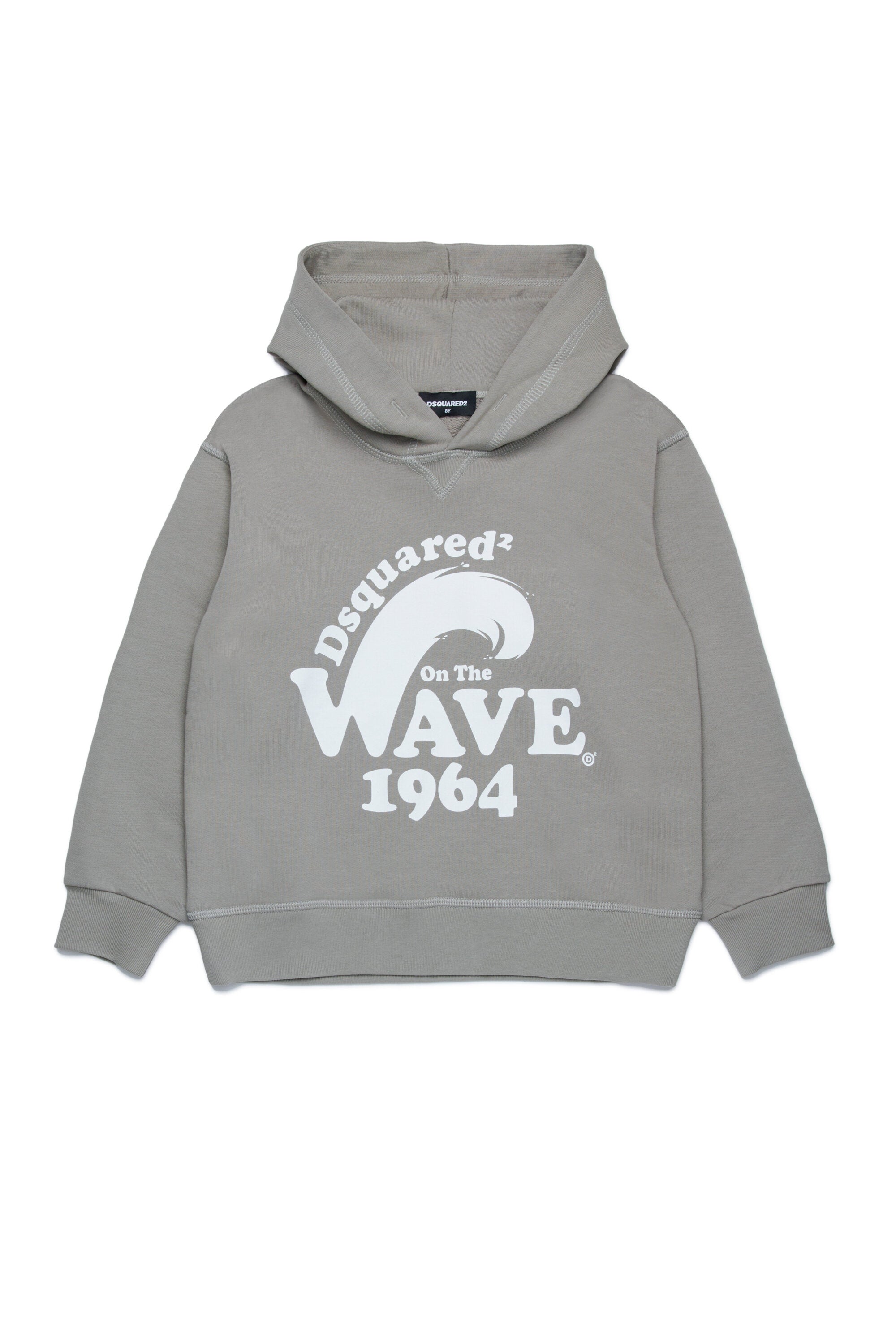 Hooded sweatshirt with Wave 1964 graphics