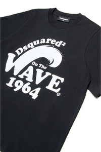 T-shirt con grafica Wave 1964