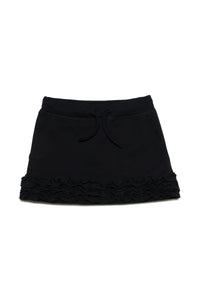 Skirt with logo DSQ2 est.1995 and ruffles