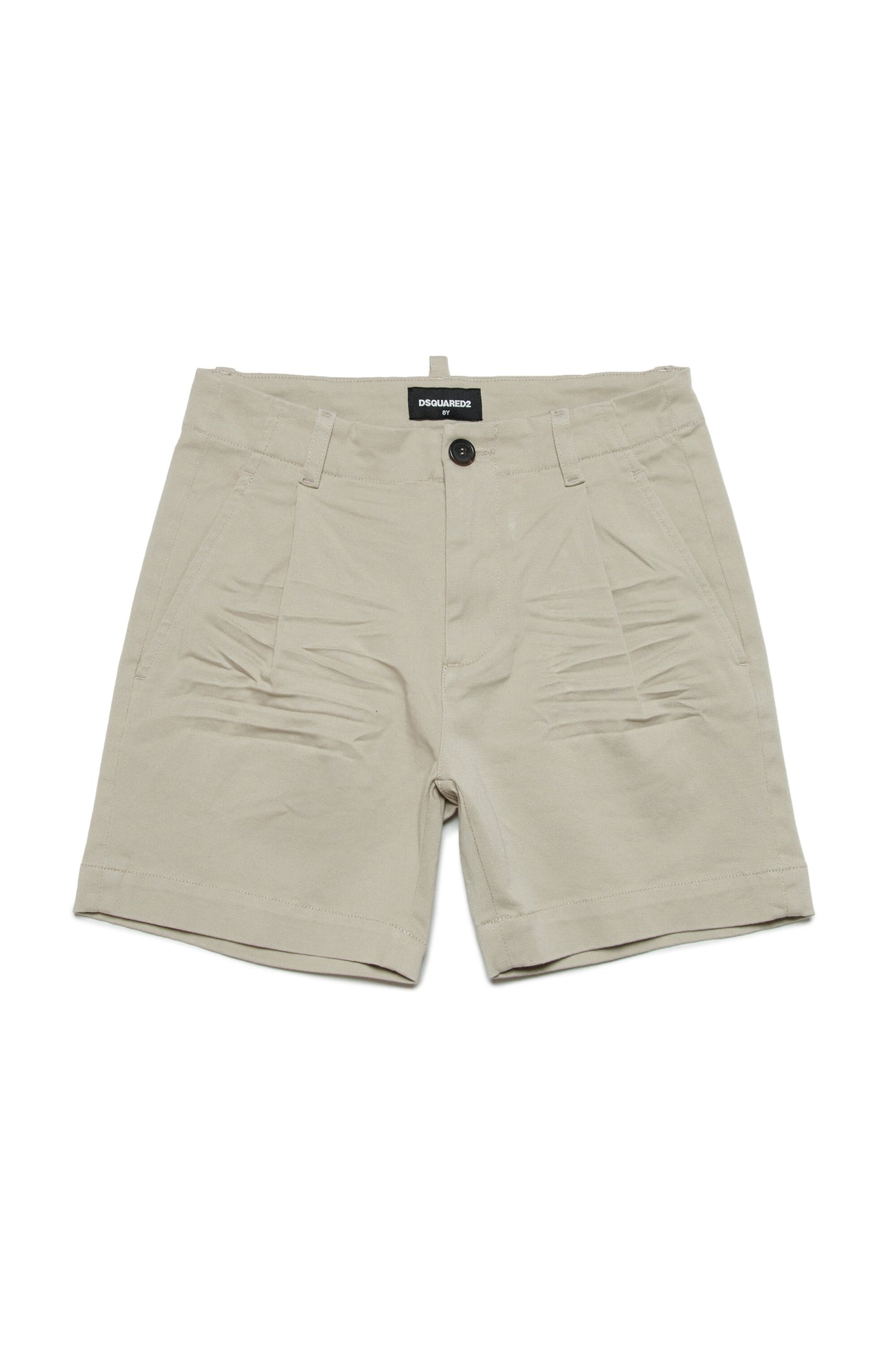 Gabardine shorts branded with surf logo patch Gabardine shorts branded with surf logo patch