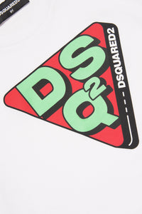 T-shirt with triangular logo graphic DSQ2