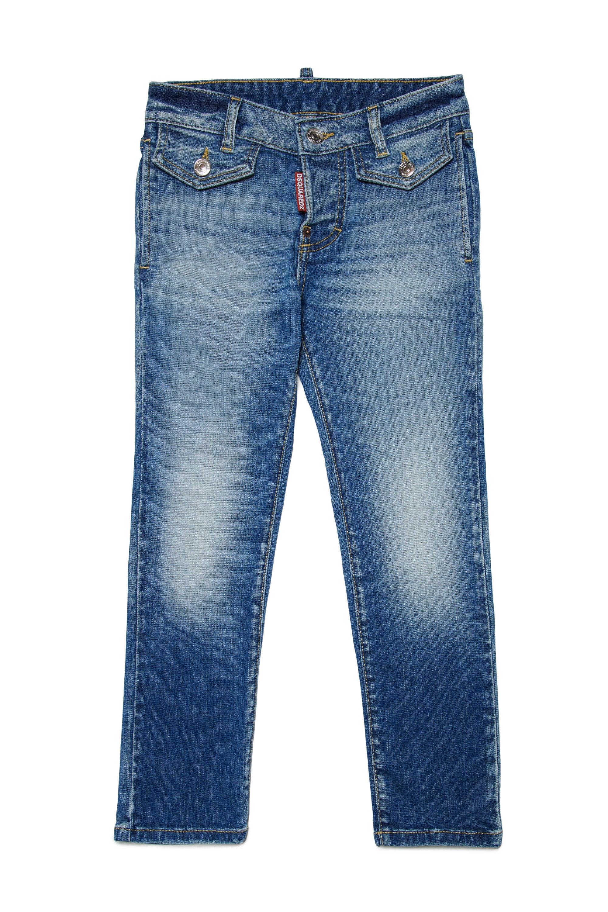 Shaded blue slim jeans