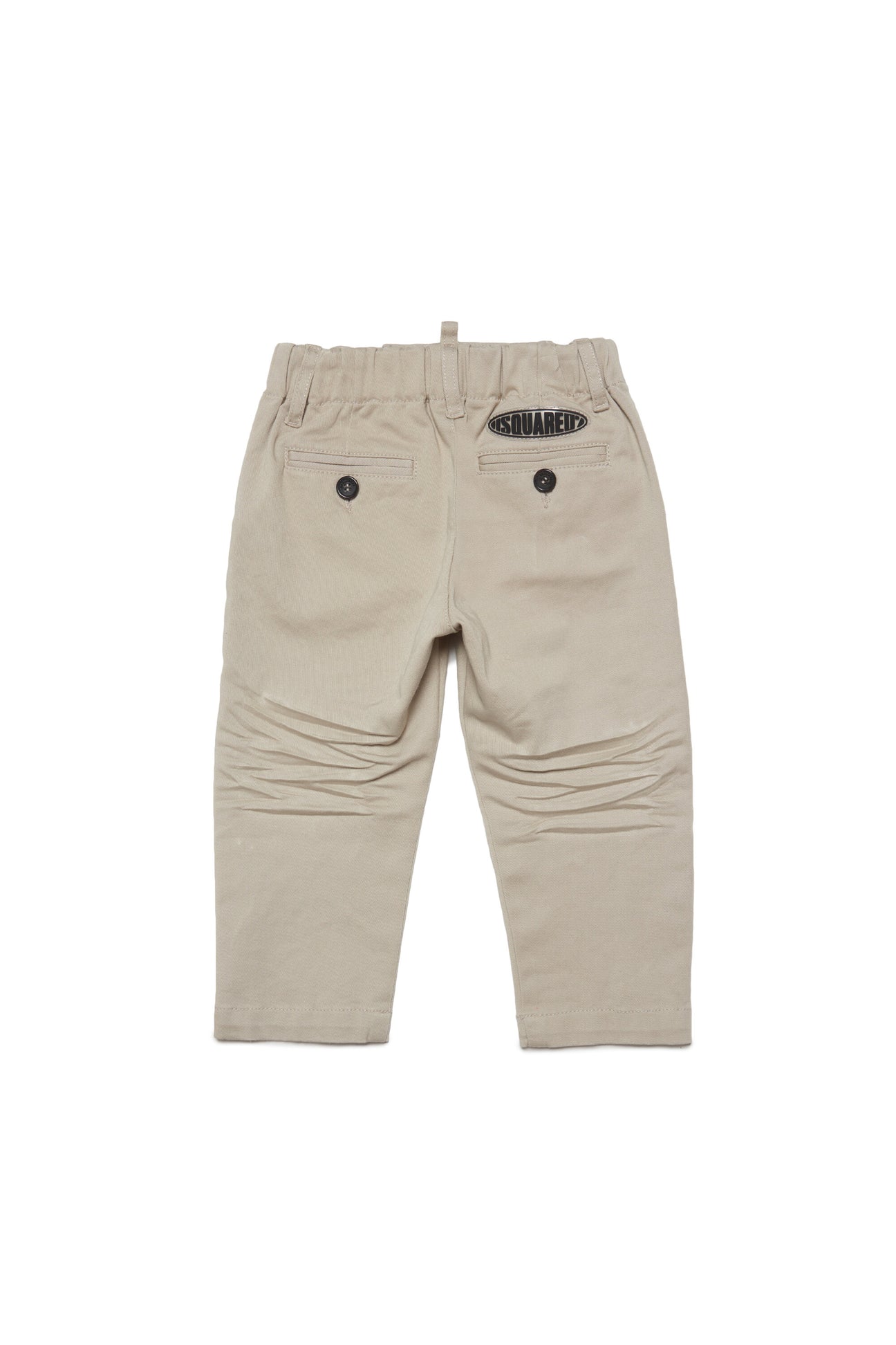 Gabardine chino pants branded with surf logo patch Gabardine chino pants branded with surf logo patch