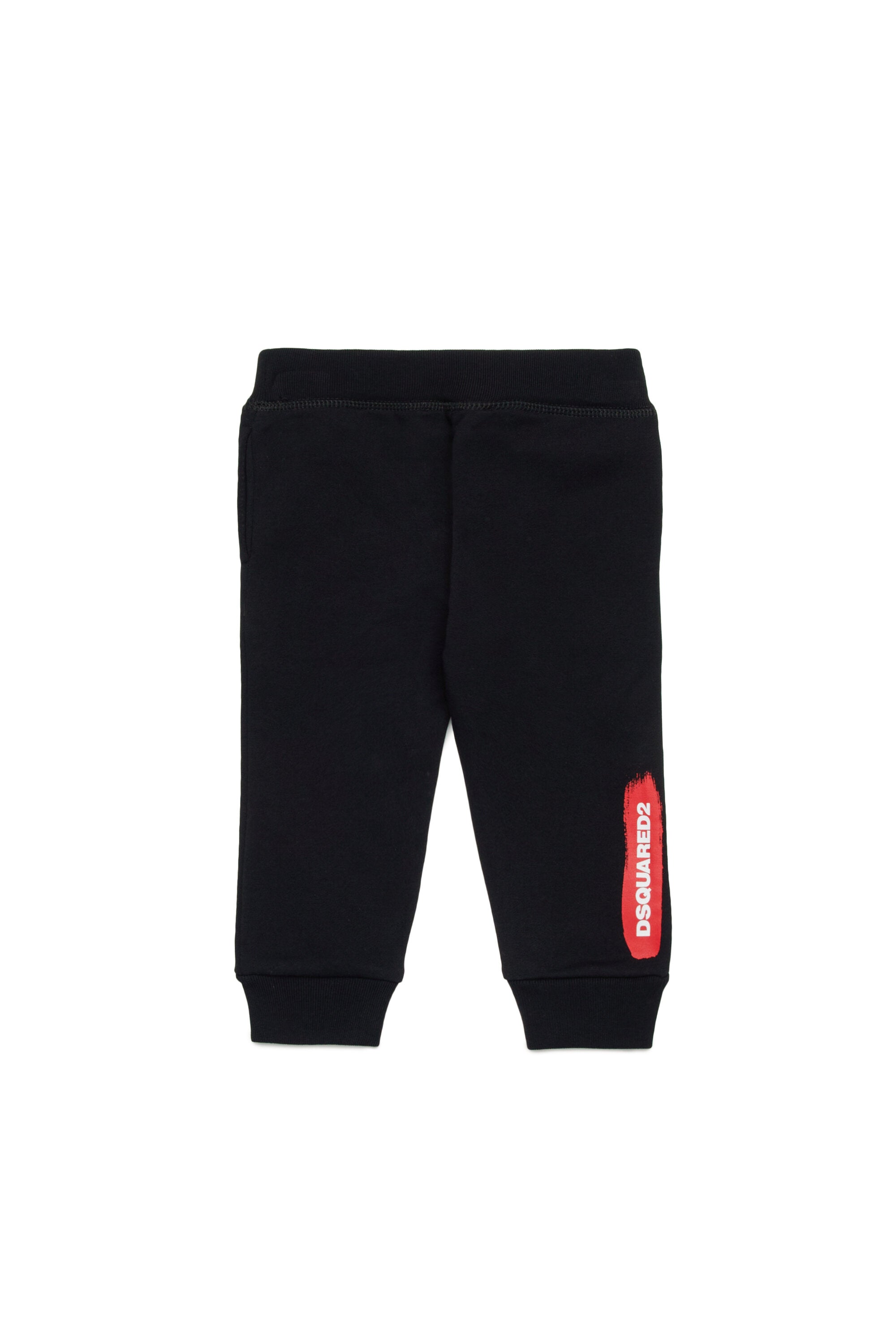 Fleece jogger pants with brushed graphics