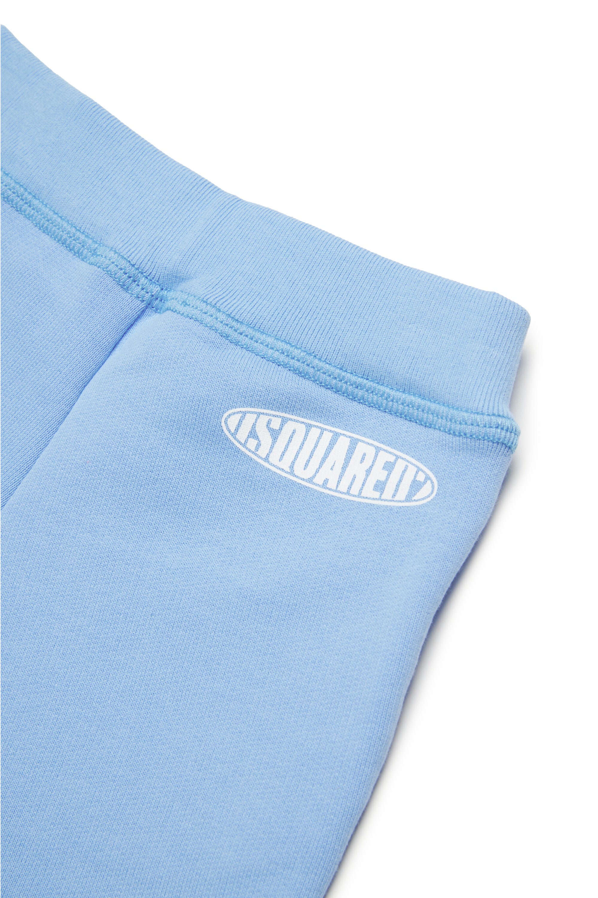 Fleece shorts with surf logo