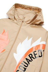 Windbreaker jacket with XEROX logo