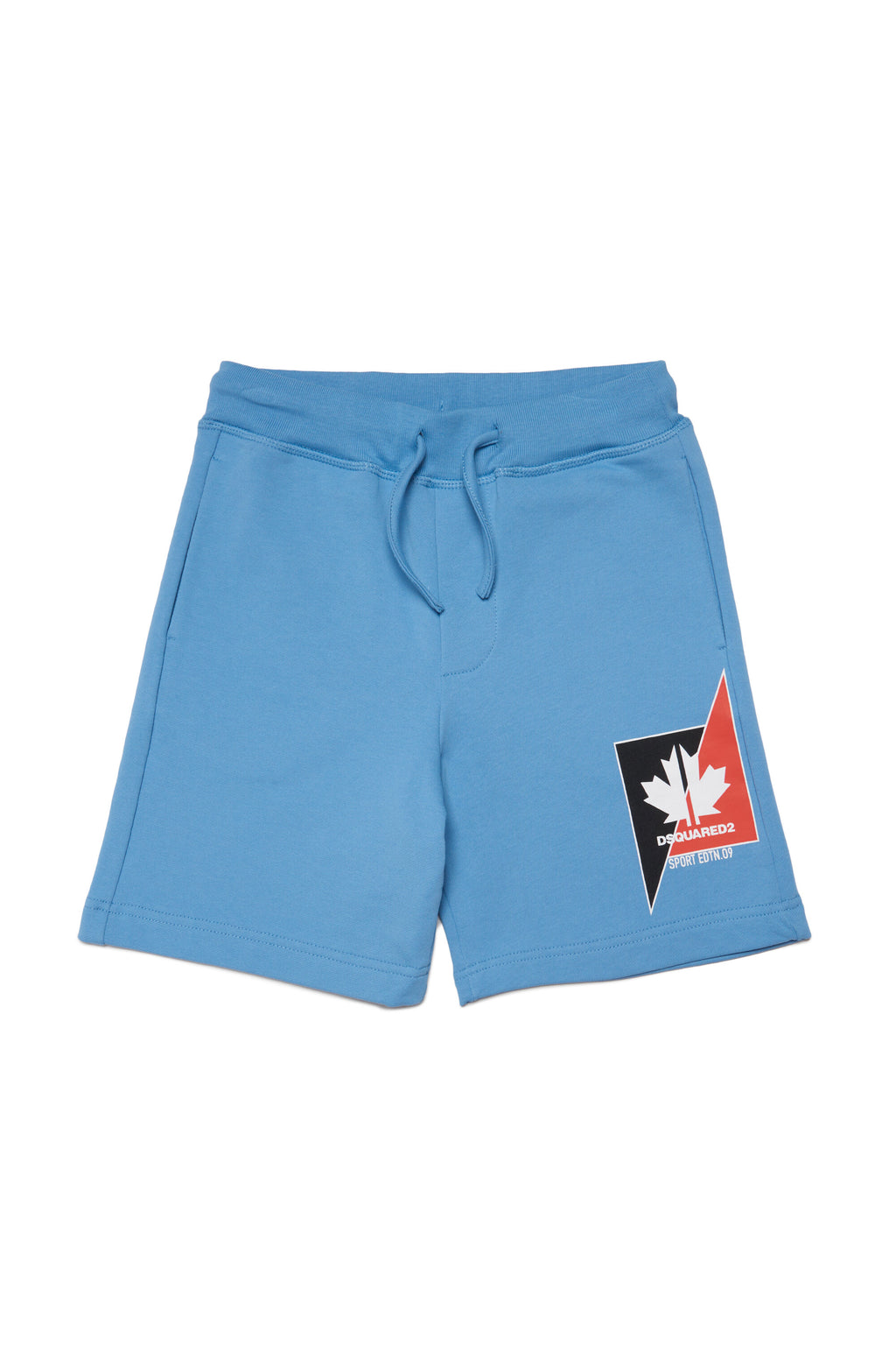 Pantalones cortos en chándal con gráficos Leaf en dos tonos