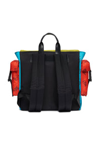 Sport Edtn colorblock allover backpack