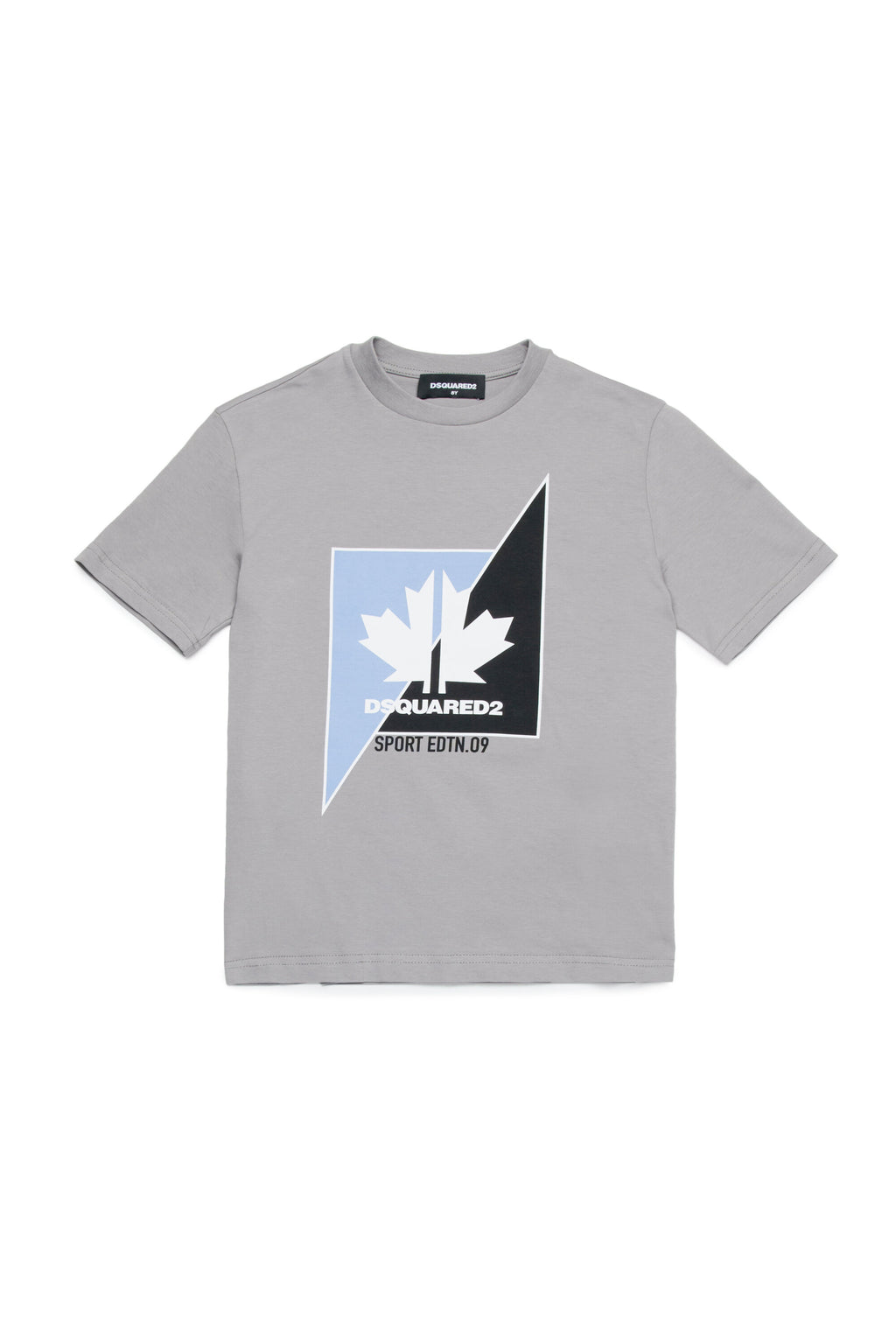 T-shirt con grafica Leaf bicolor