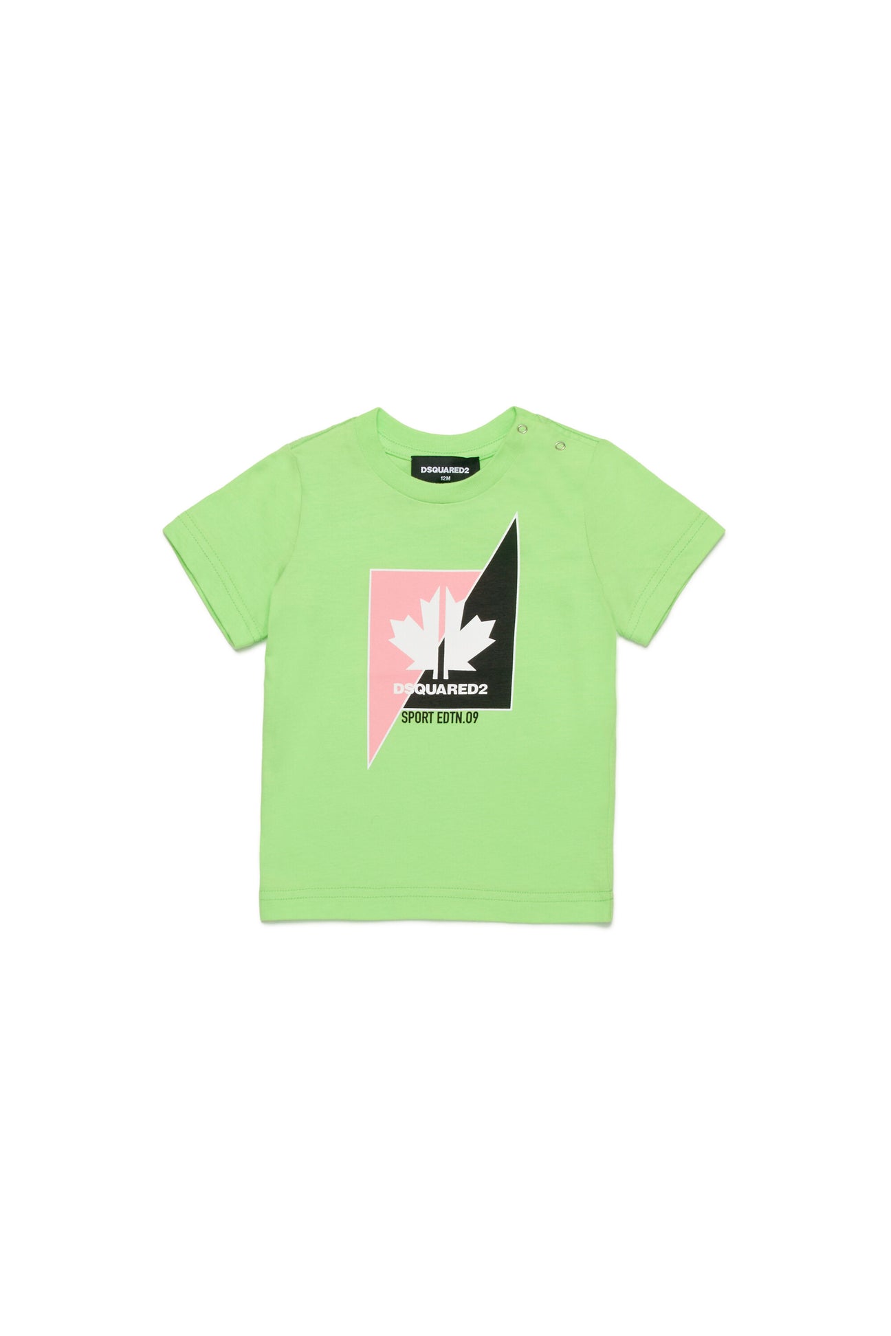 T-shirt con grafica Leaf bicolor 