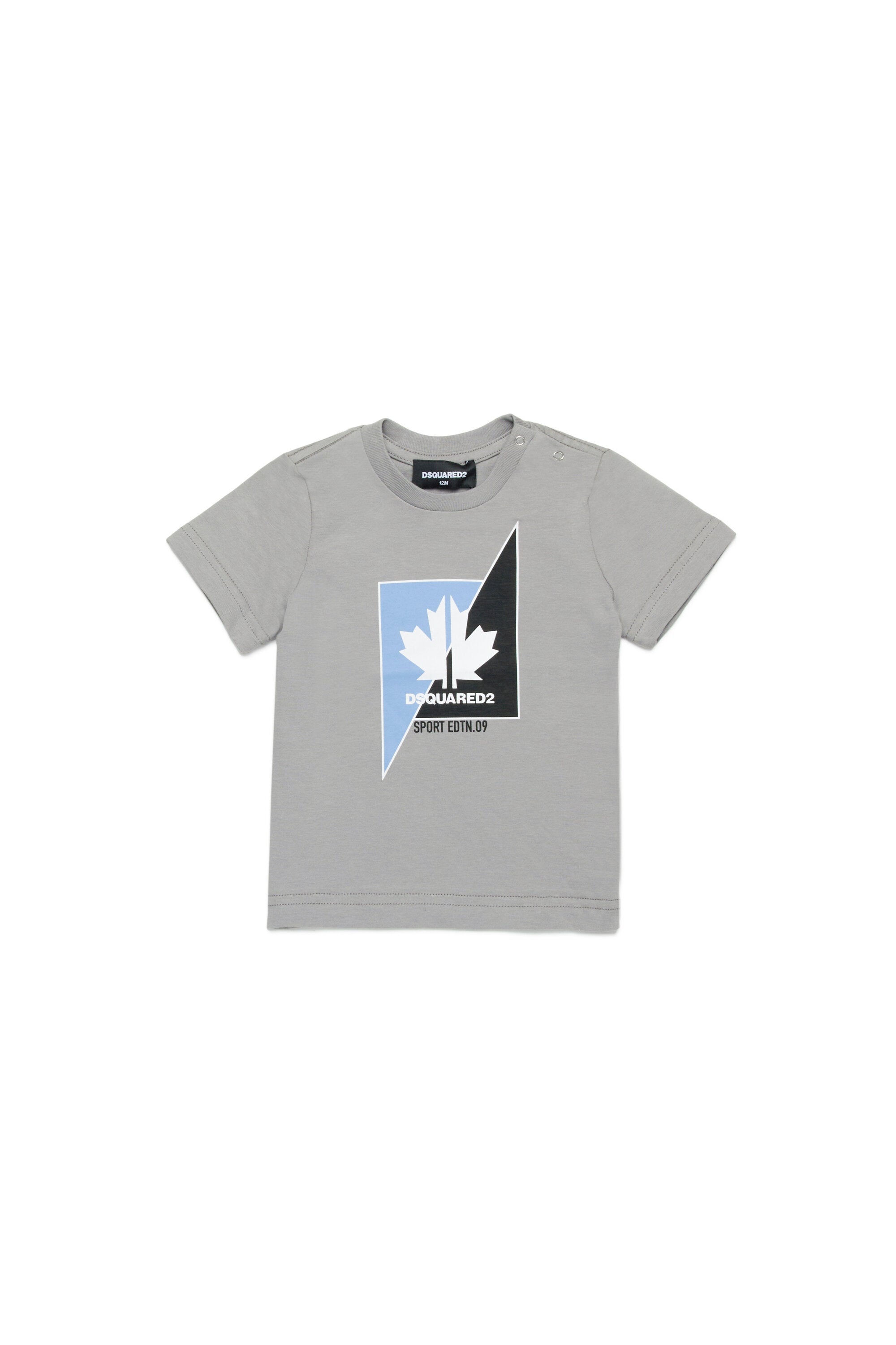 T-shirt con grafica Leaf bicolor