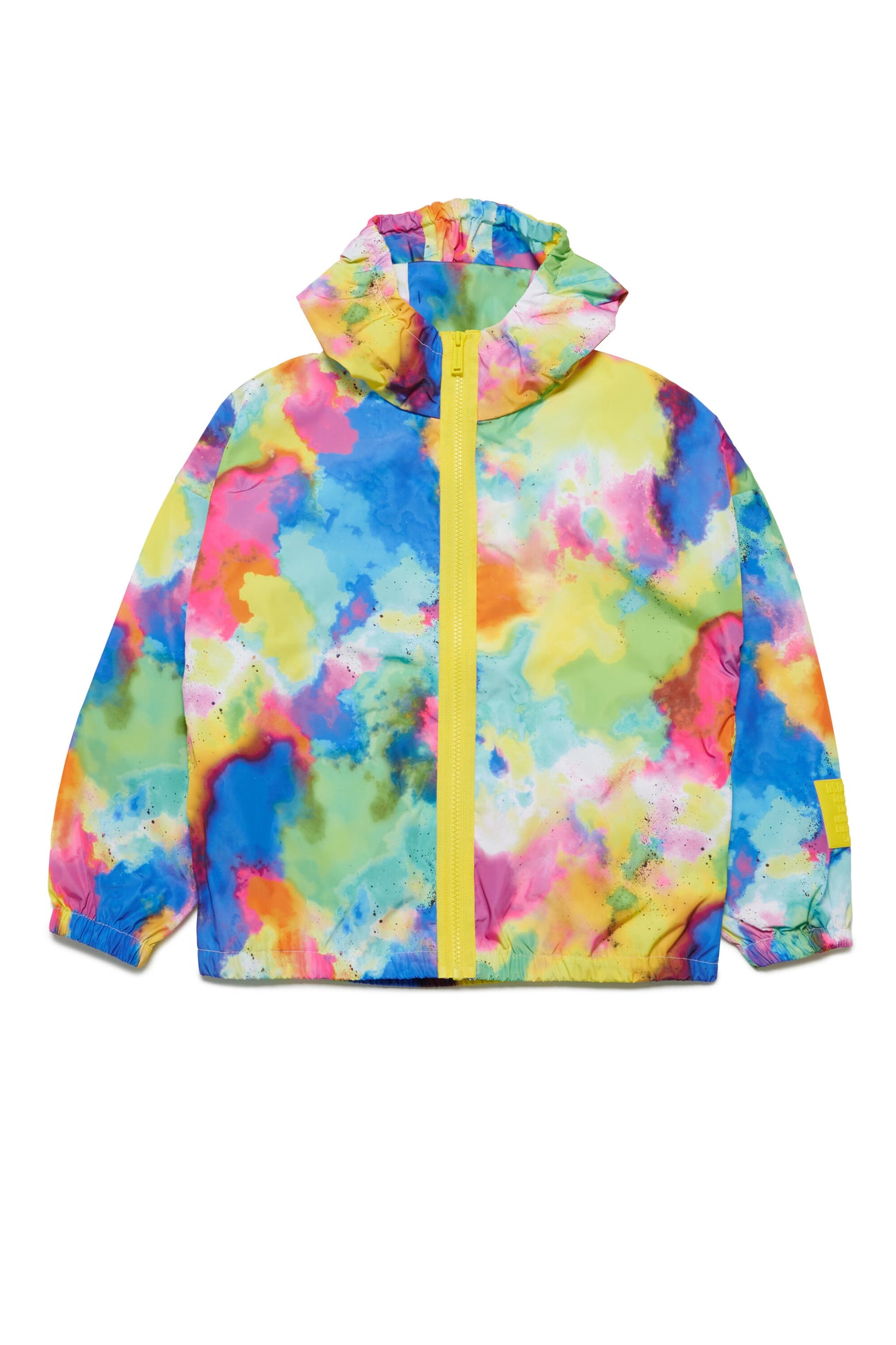 Multicolor allover windbreaker jacket Multicolor allover windbreaker jacket