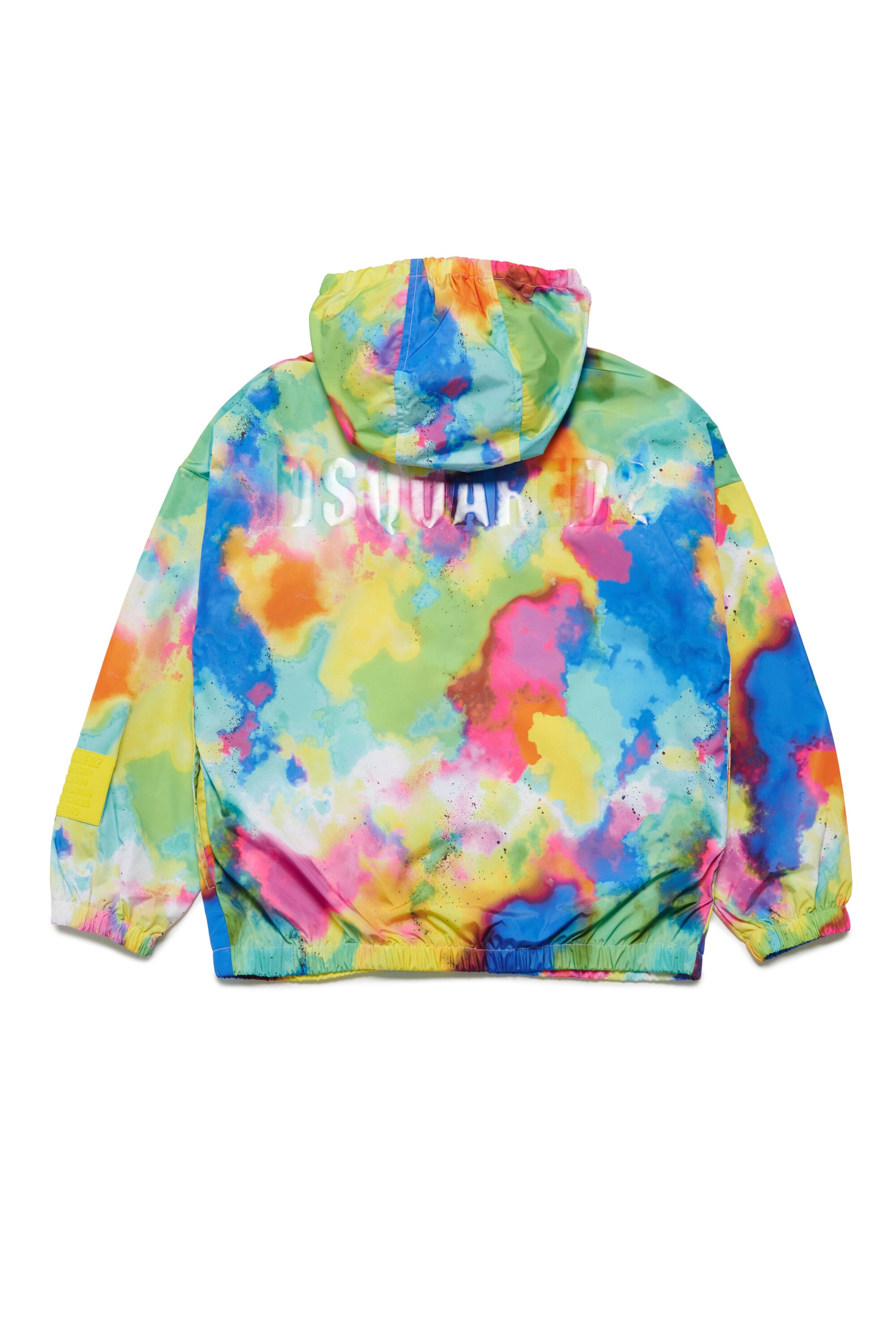 Multicolor allover windbreaker jacket