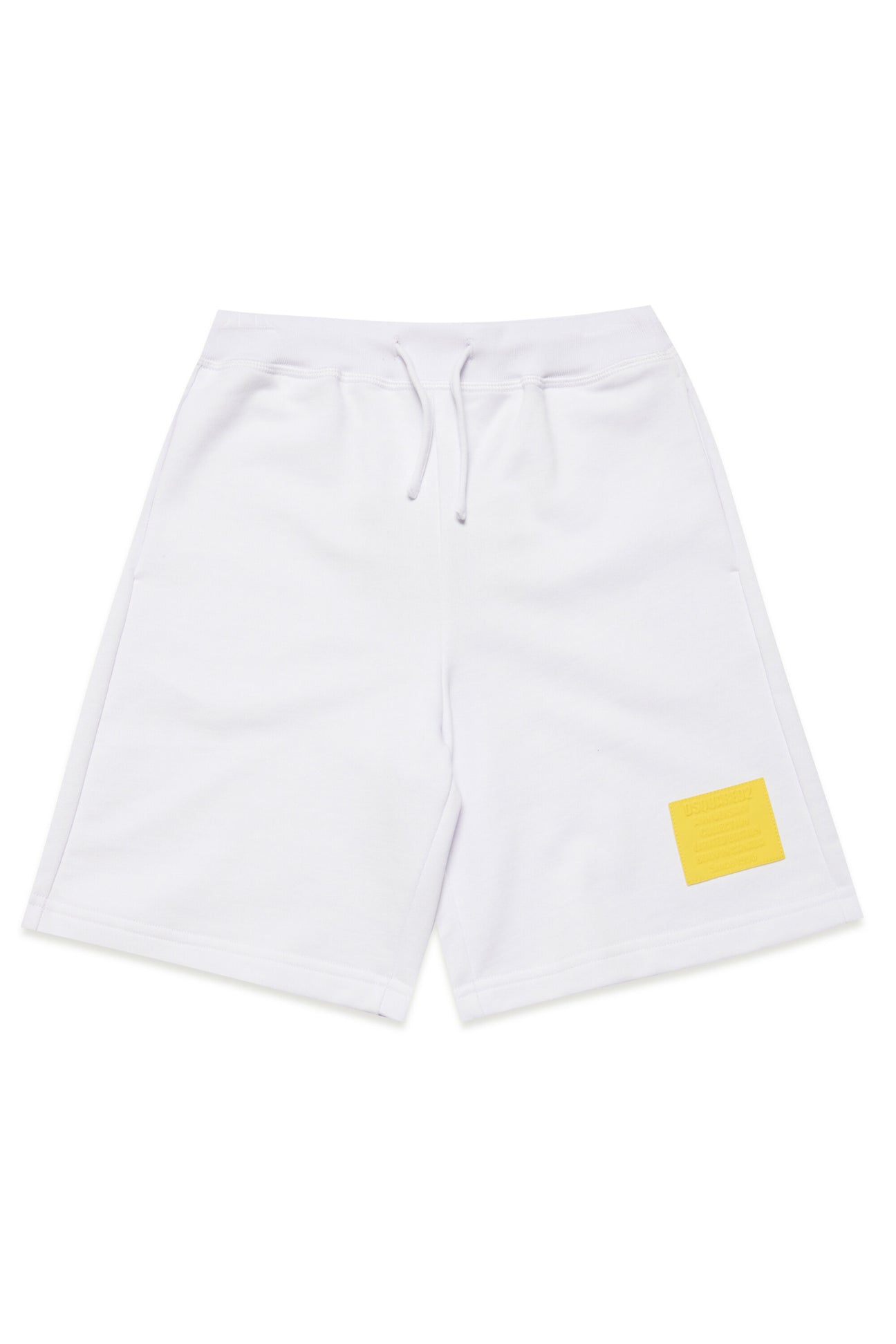 Shorts in felpa con logo trasparente 