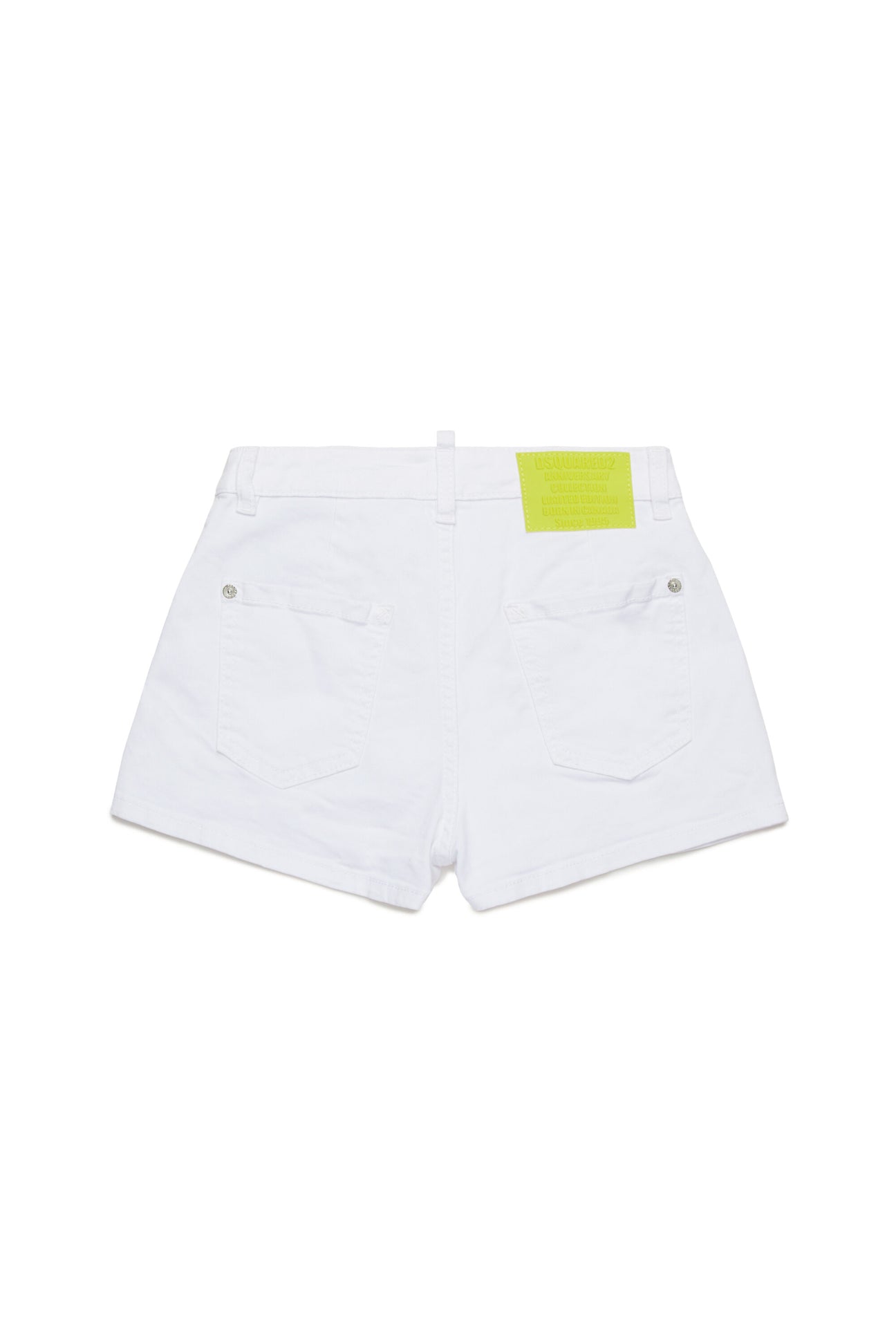 Denim shorts with transparent logo Denim shorts with transparent logo