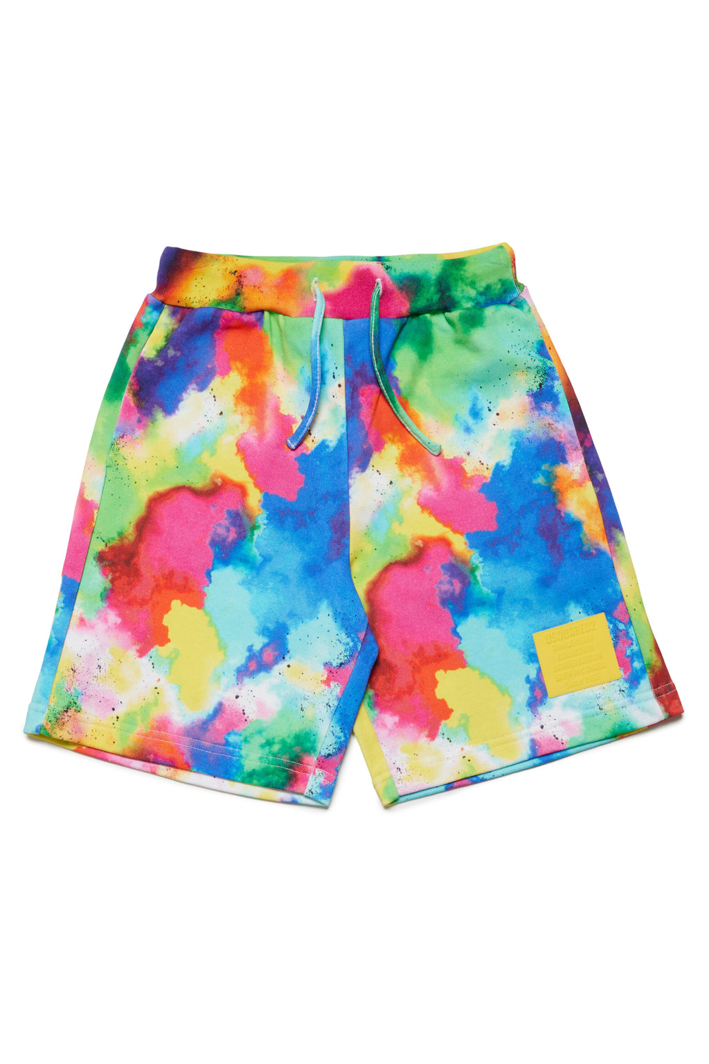 Shorts in felpa allover multicolor
