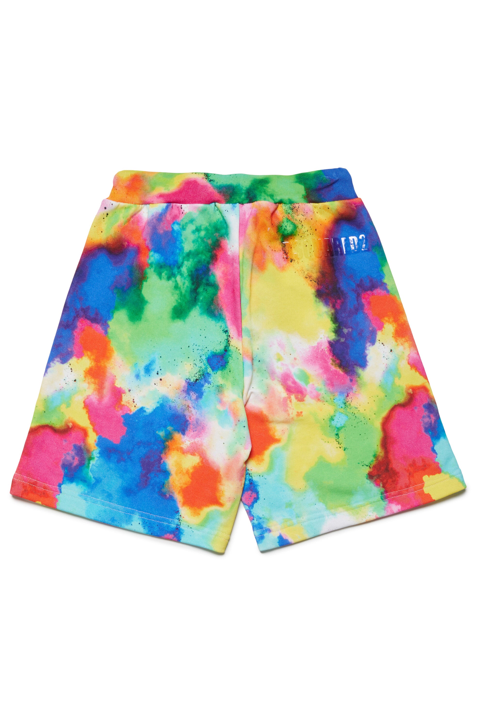 Shorts in felpa allover multicolor