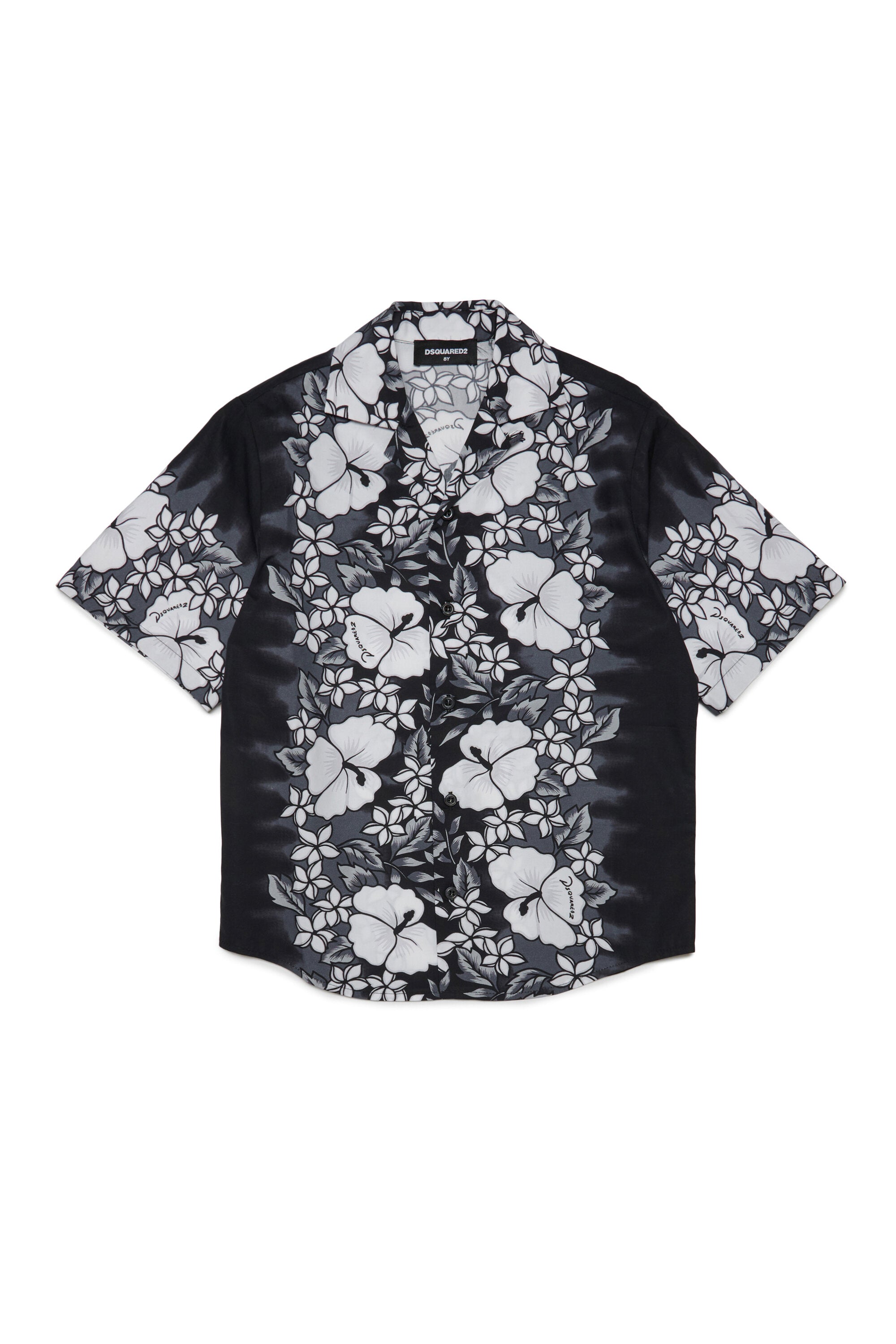 Hawaiian shirt with floral print