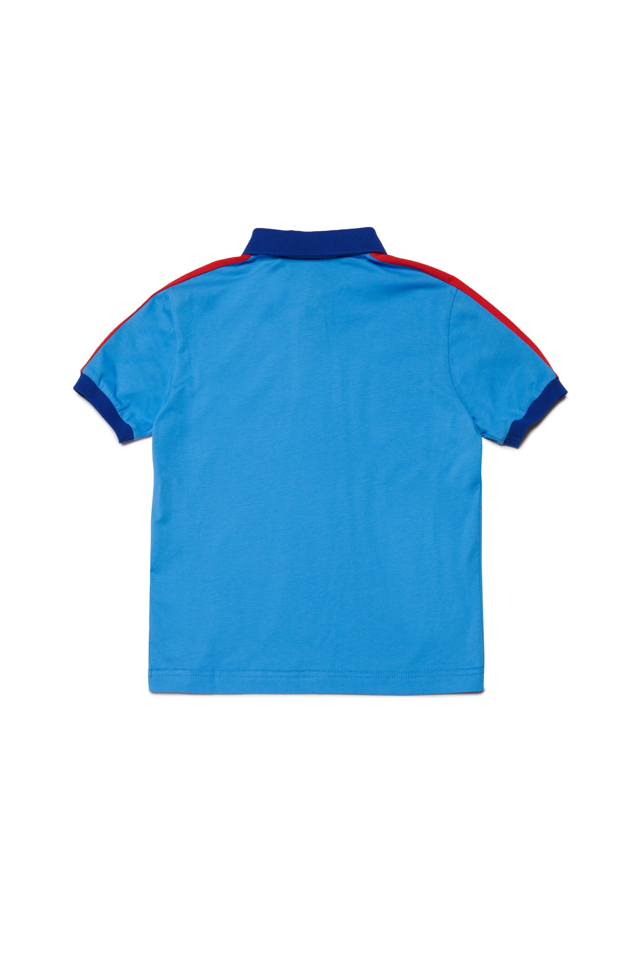 Polo shirt with colorblock bands Polo shirt with colorblock bands