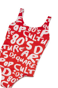 Sprouse allover one-piece swimsuit