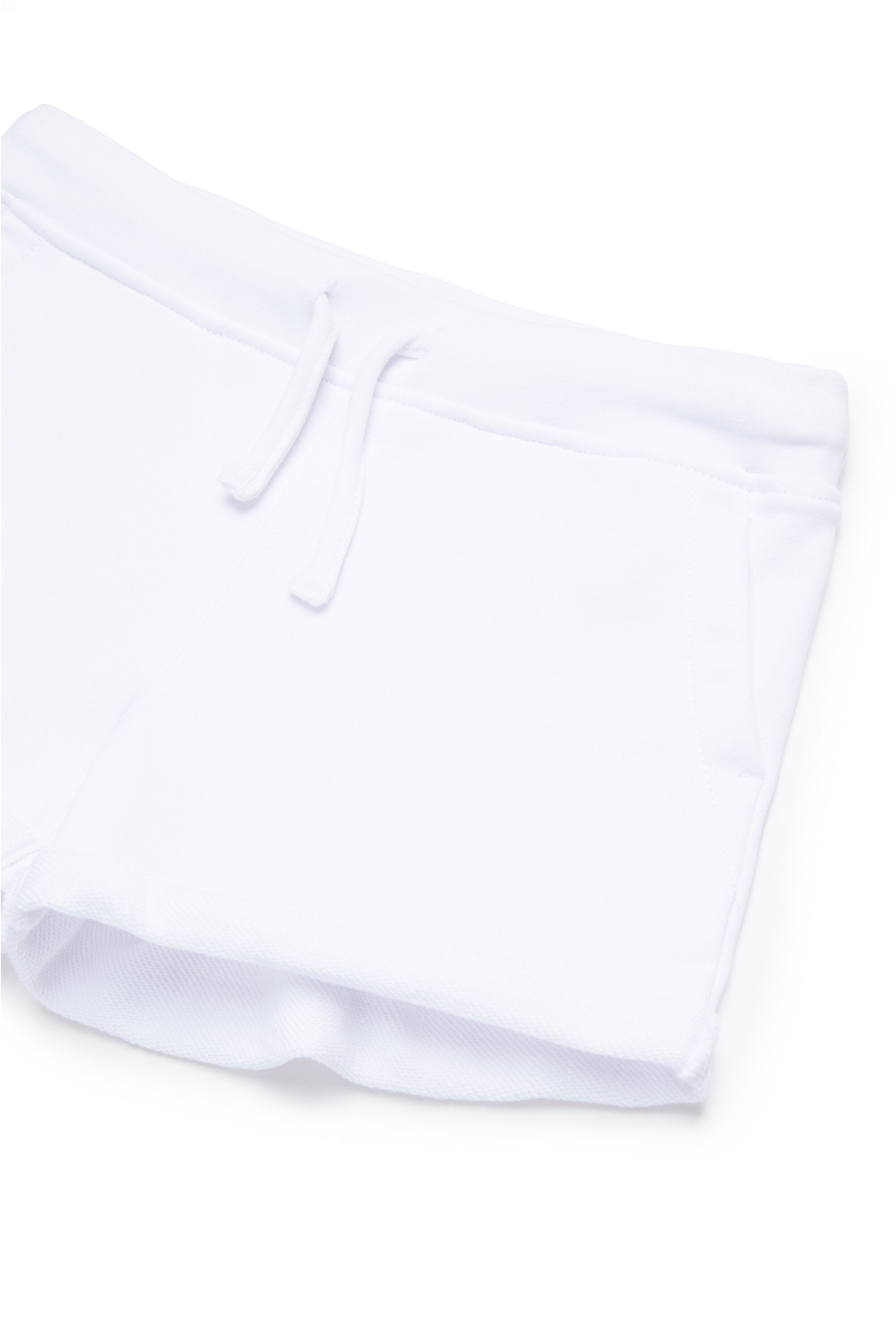 Pantalones cortos en chándal multicolor con marca