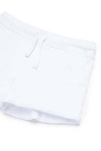 Shorts in felpa con logo multicolor
