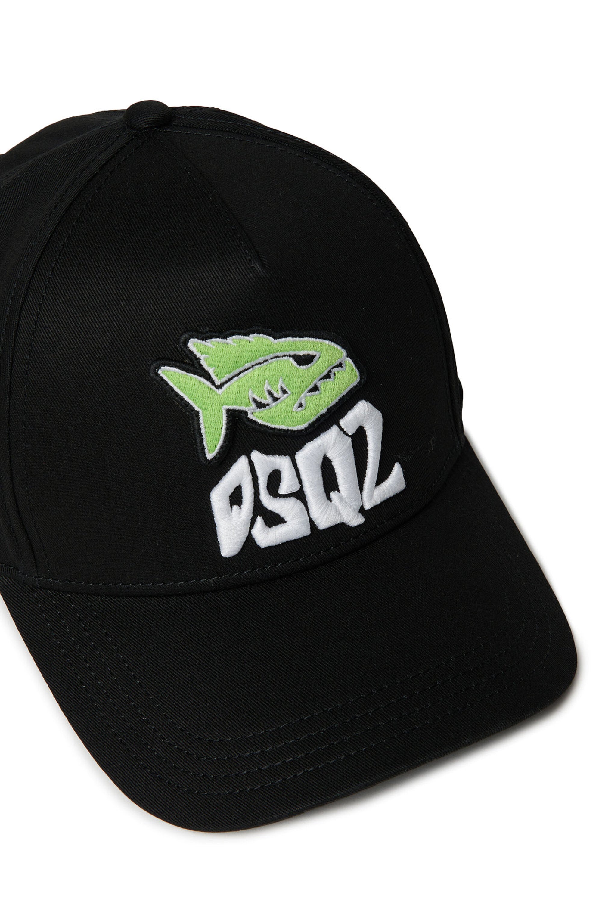 Baseball hat with piranha graphic